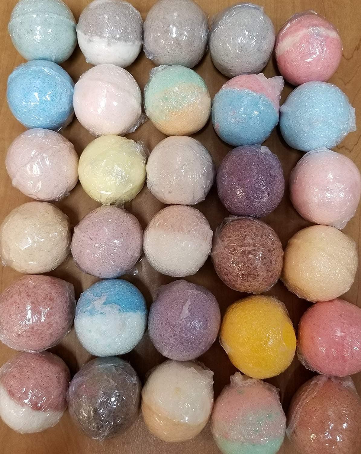 12 Medium The Fizzy Bomb Shop Bath Bomb Set, Handmade in the USA, in assorted scents and colors- The Fizzy Bomb Shop