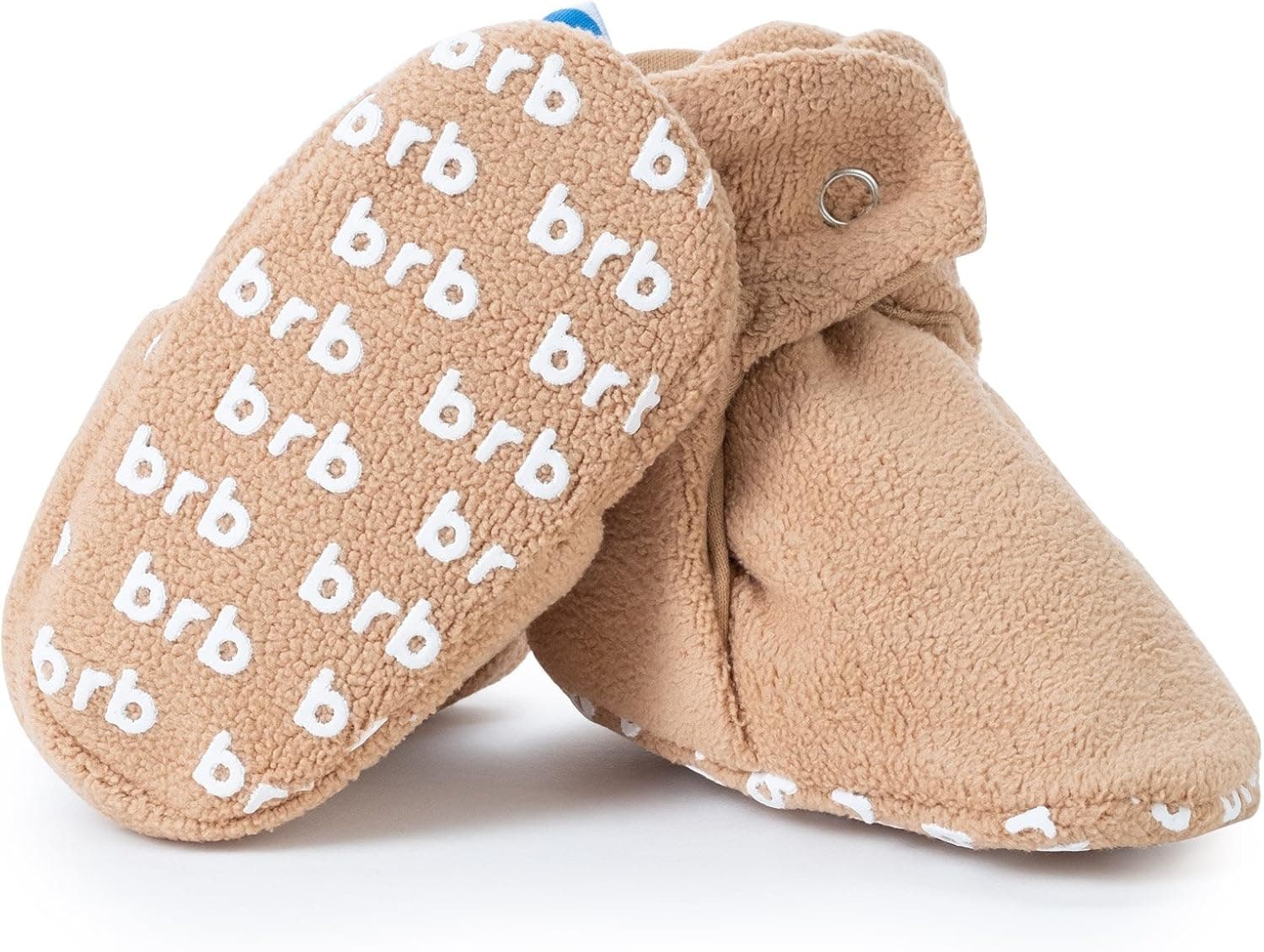 Fleece Baby Booties - Organic Cotton & Gripper Bottoms, Cozy Boys & Girls Bootie