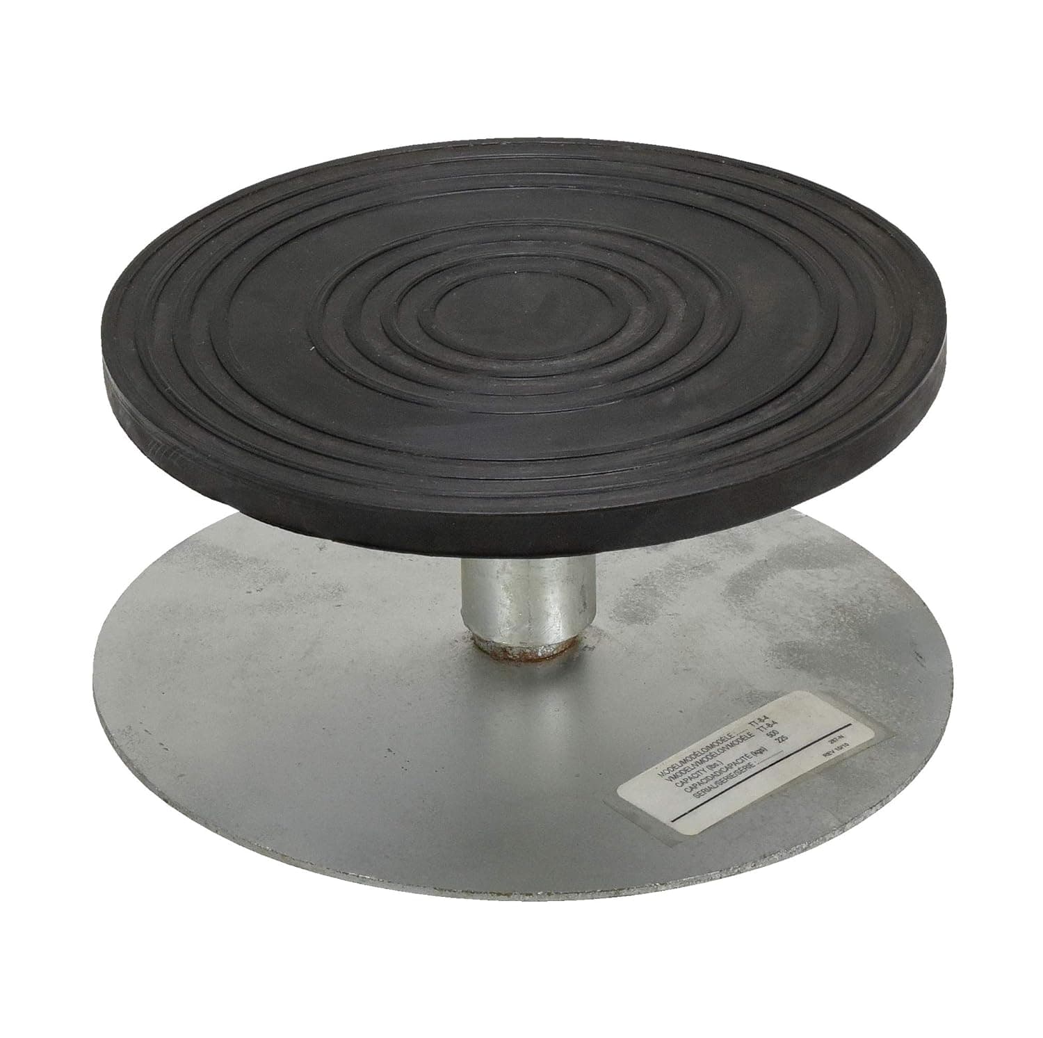 Vestil TT-8-4 Heavy Duty Manual Turntable, 500 lbs Capacity, 4" Height, 8" Diameter