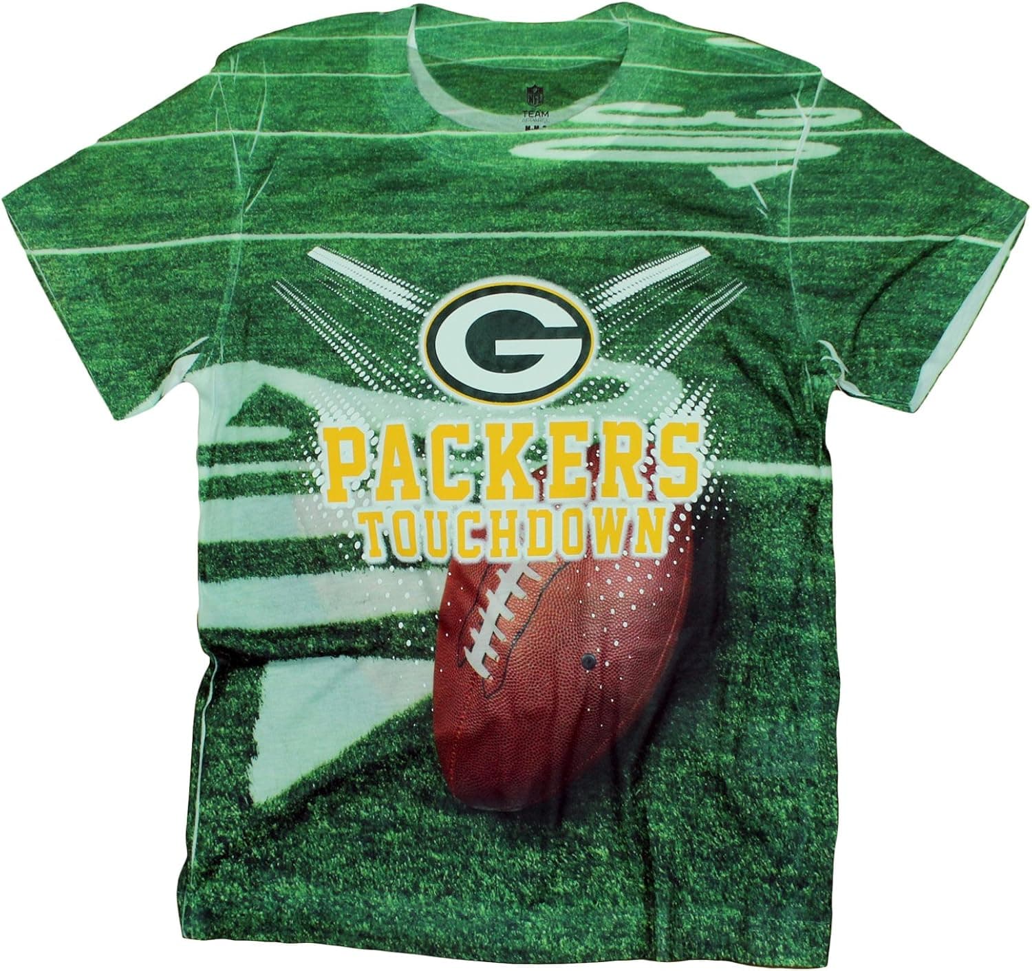 Green Bay Packers Touchdown NFL Youth T-Shirt, XX-Large (18)
