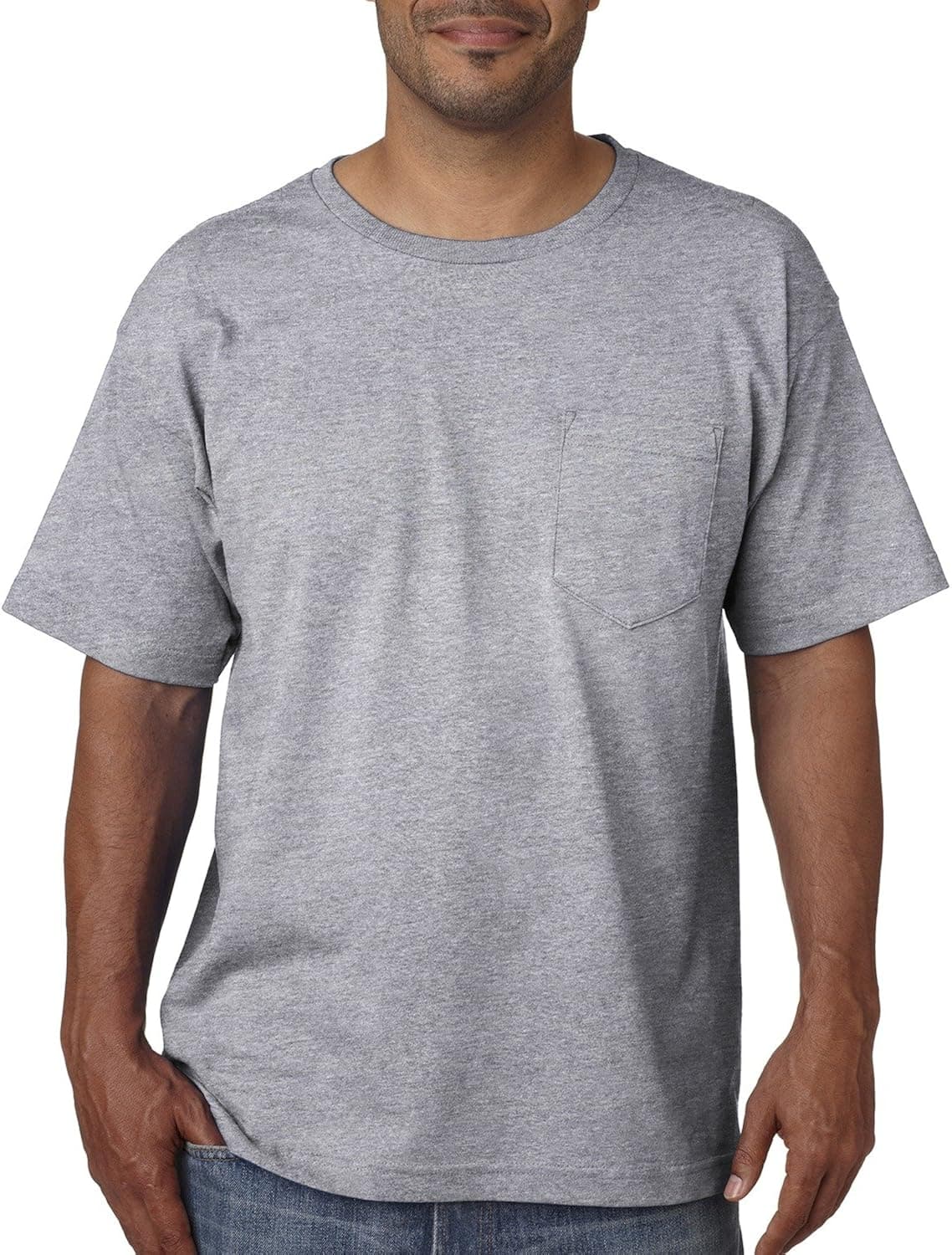 Bayside - USA-Made Short Sleeve T-Shirt With a Pocket - 5070