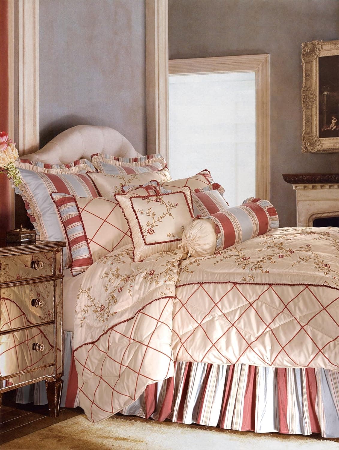 Jennifer Taylor 9 Pcs Comforter Set, Full size, CORNELIA Collection