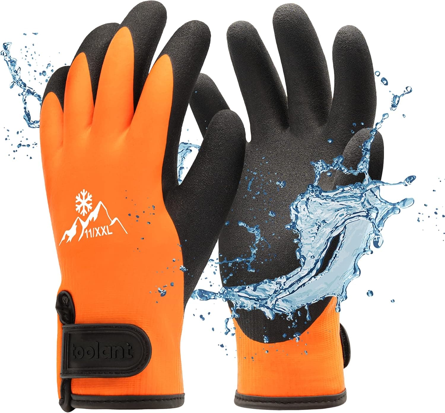 100% Waterproof Gloves for Men and Women, Winter Work Gloves for Cold Weather, Touchsreen, Thermal Insulated Freezer Gloves
