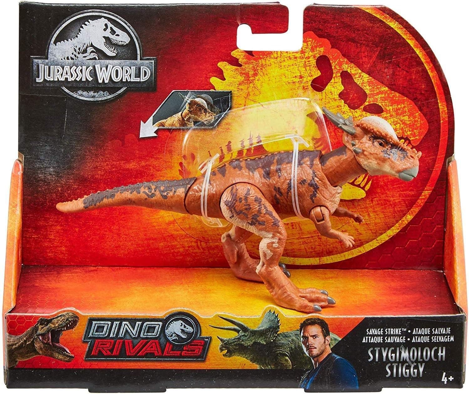 Jurassic World Action Figure Dino Rivals Savage Strike Stygimoloch Stiggy Jurassic Park Action Figure