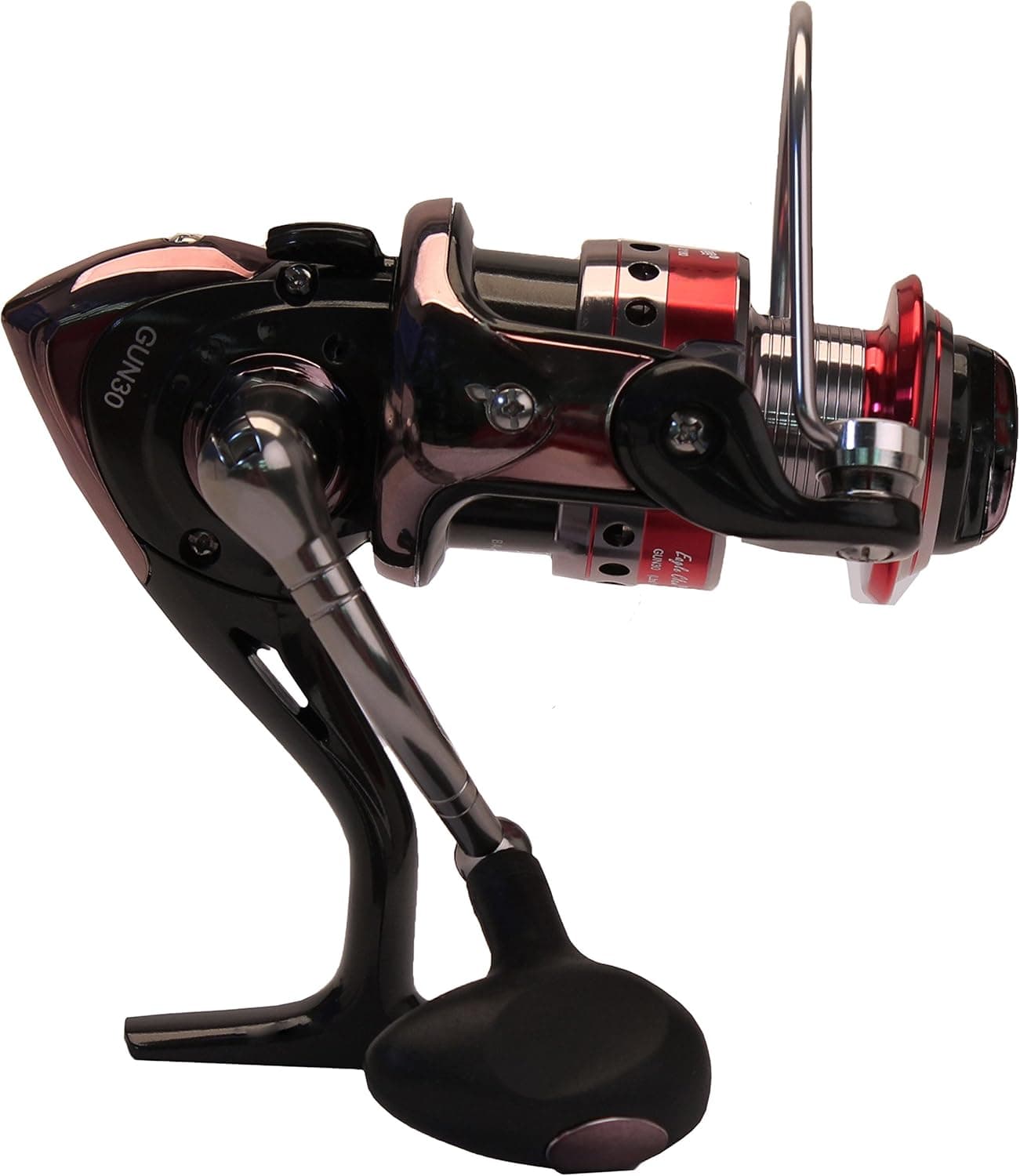 Eagle Claw GUN-30 Gunnison Spinning Reel, Size: 30, 5.1: Gear Ratio, 7+1 Bearings,brown