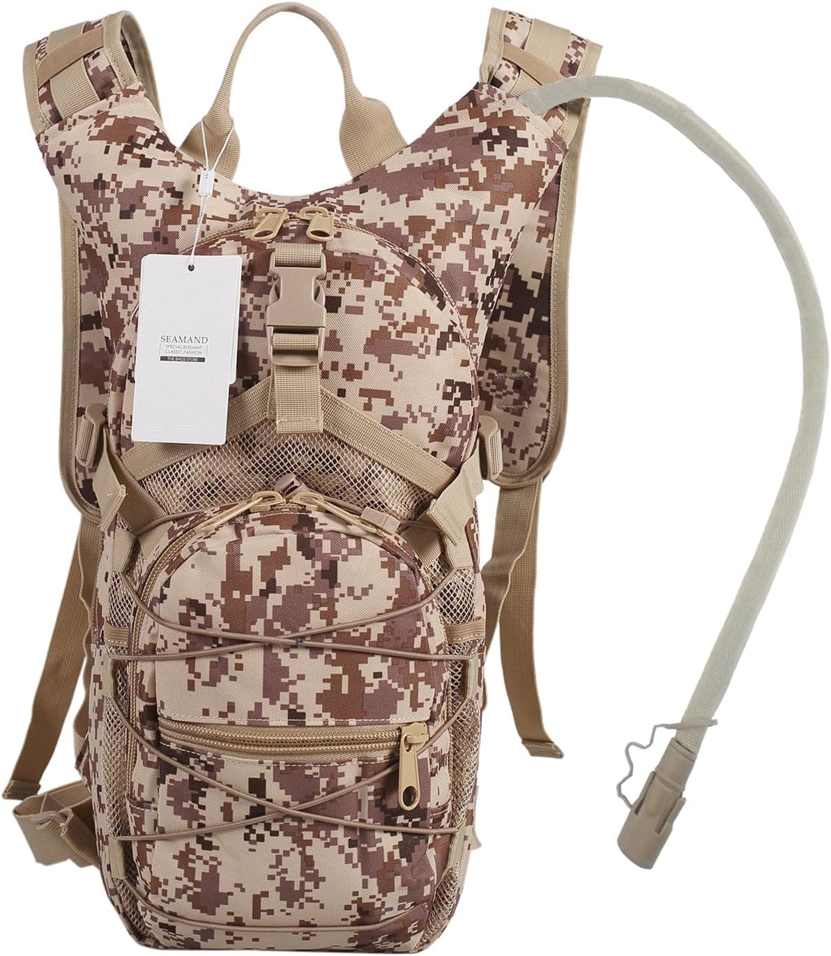 seamand Hydration Backpack with 3L Water Bladder for Hiking and Climbing