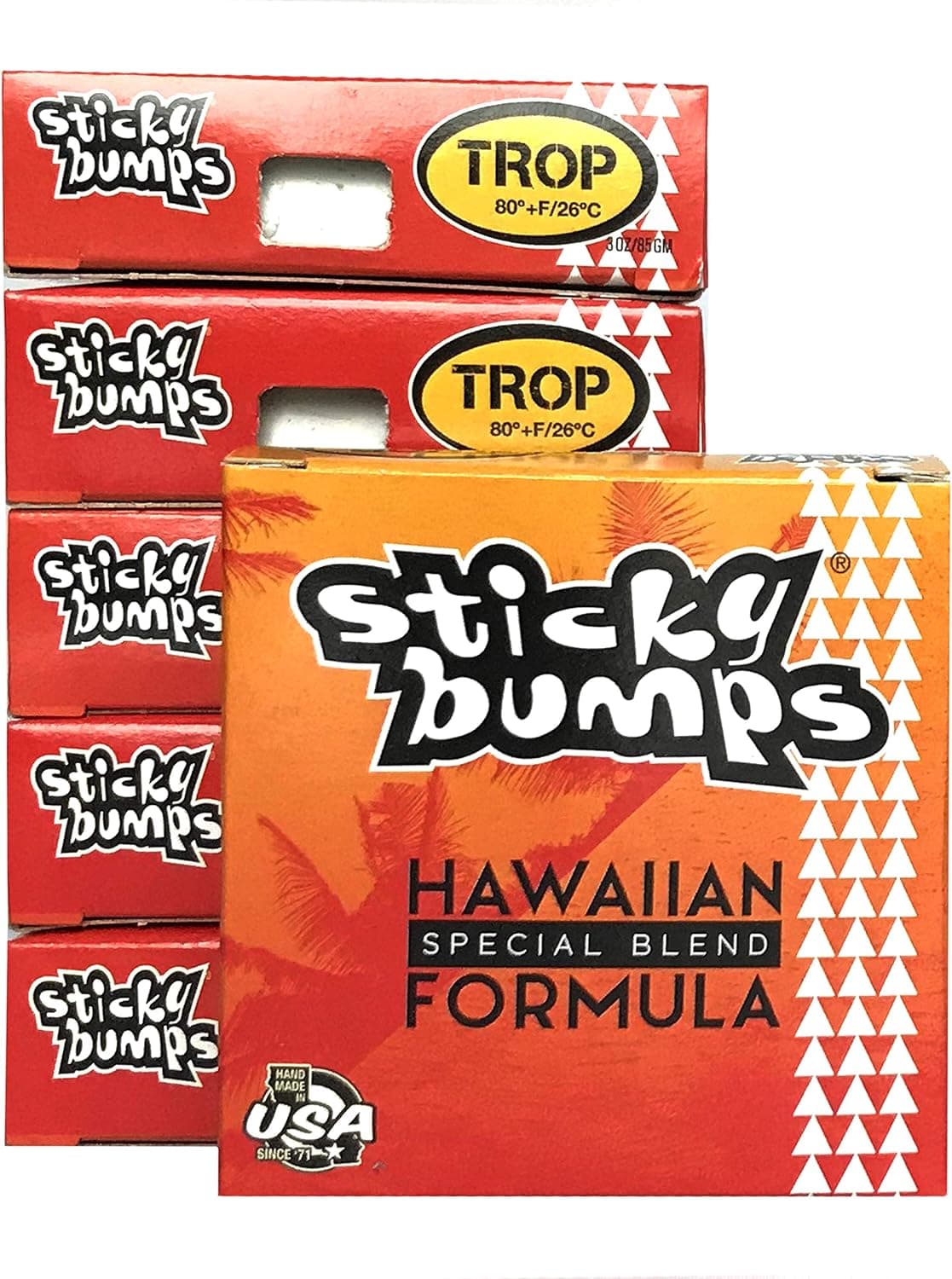 Sticky Bumps Hawaiian Formula Surf Wax (Pack of 3)