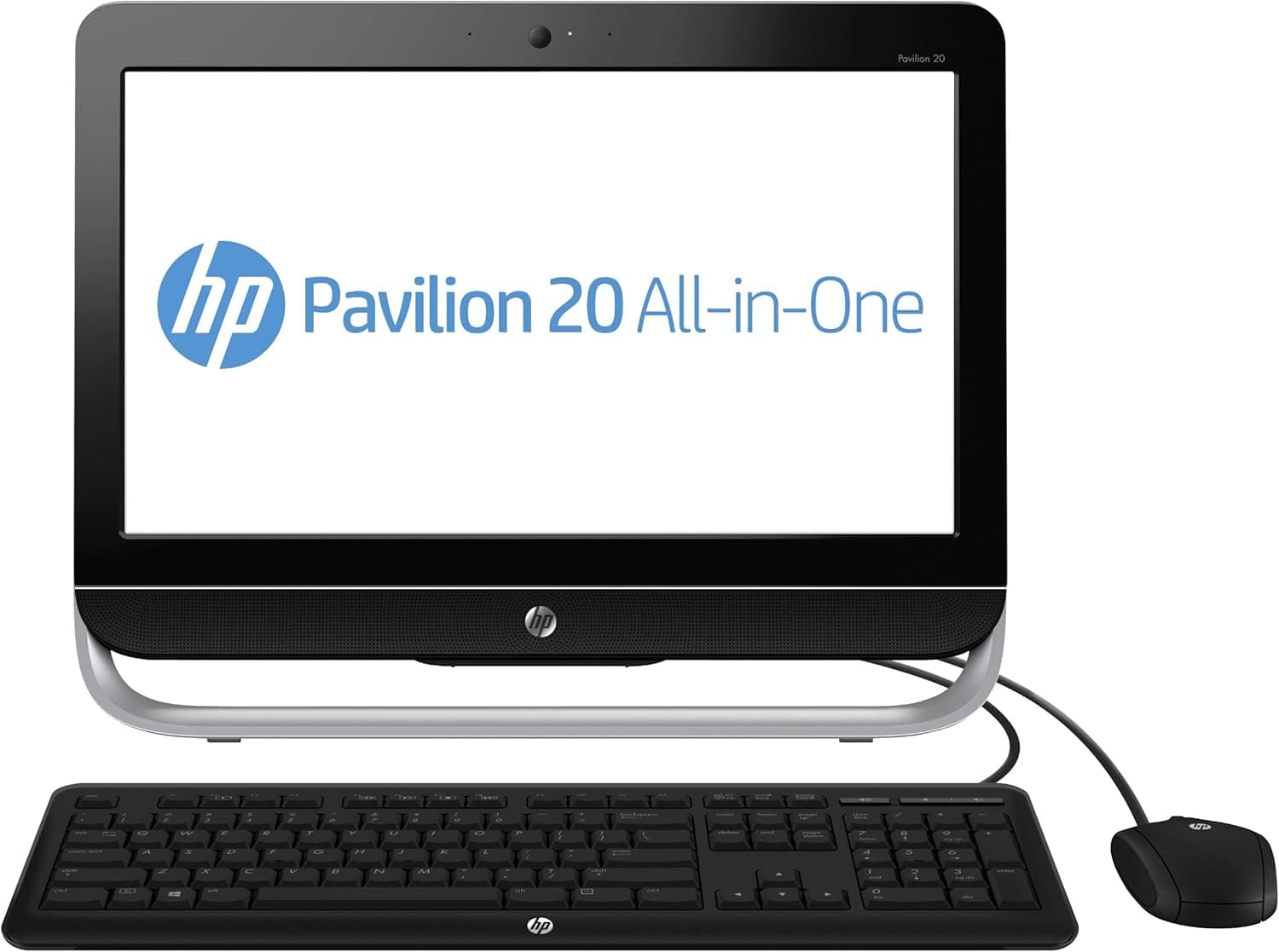 HP Pavilion 20-b014 20" All-in-One Desktop (1.40 GHz AMD E1-1200 Processor, 4 GB RAM, 1 TB Hard Drive, DVD-RAM/±R/±RW, Windows 8 64-bit) Black