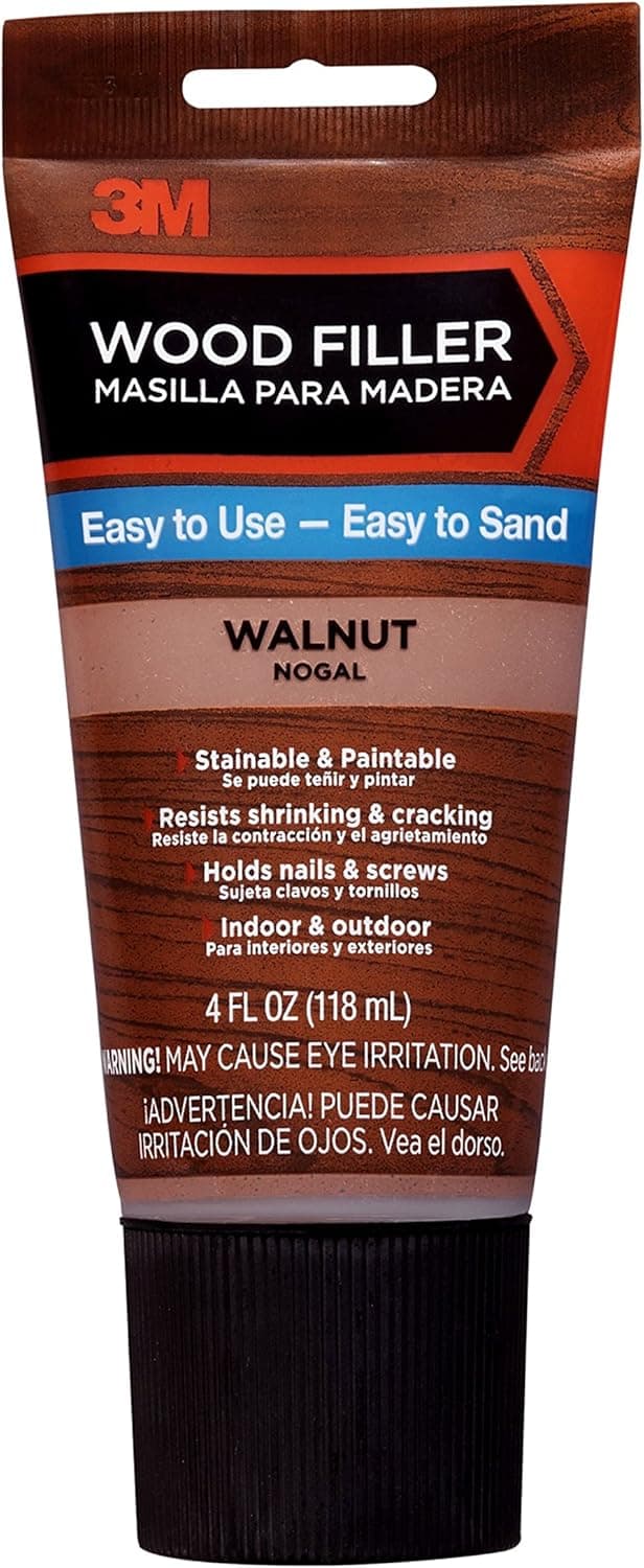 3M 3M Wood Filler, Walnut, 4-Fluid Ounces, ,
