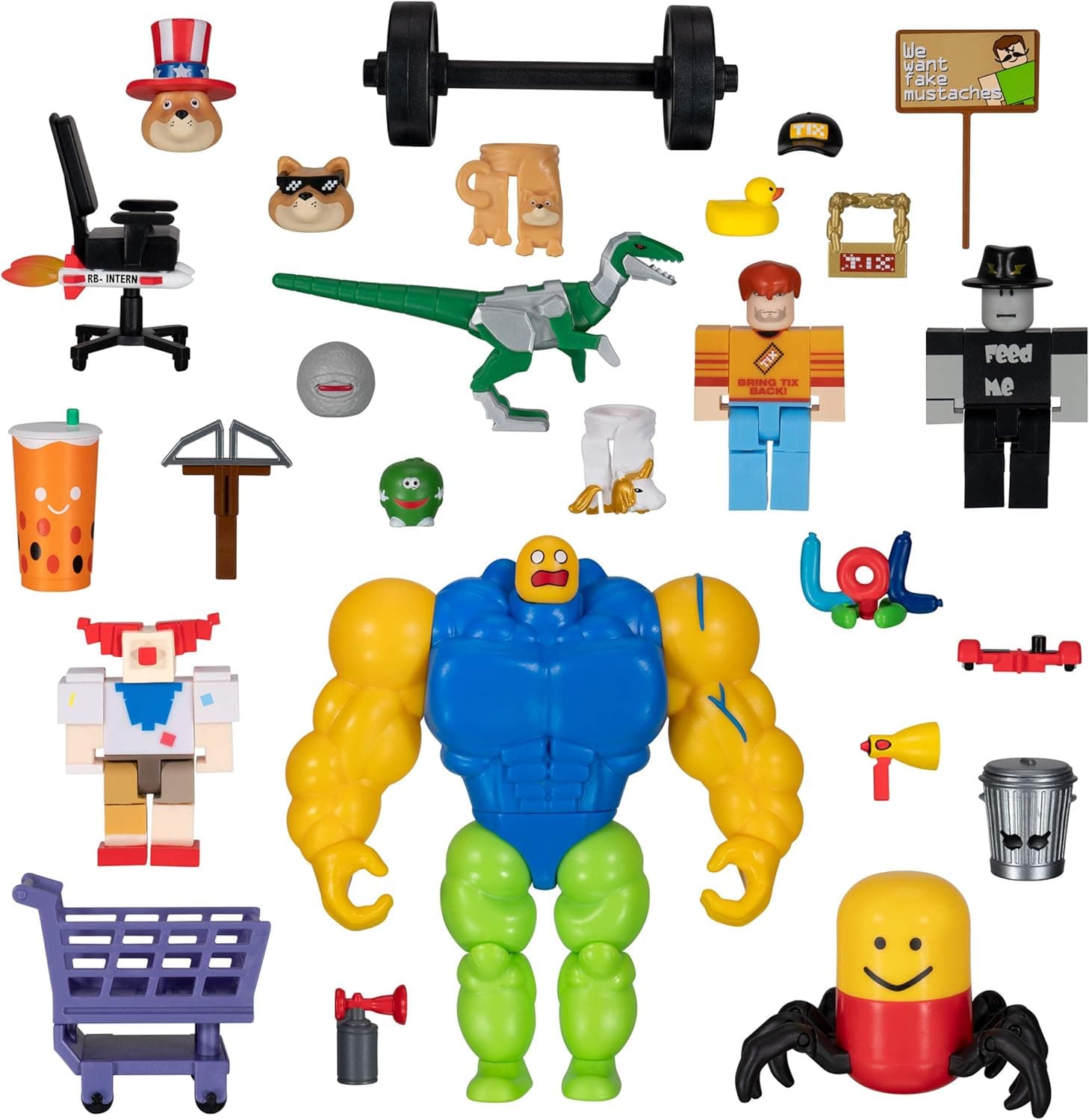 Roblox Action Collection - Meme Pack Playset [Includes Exclusive Virtual Item]