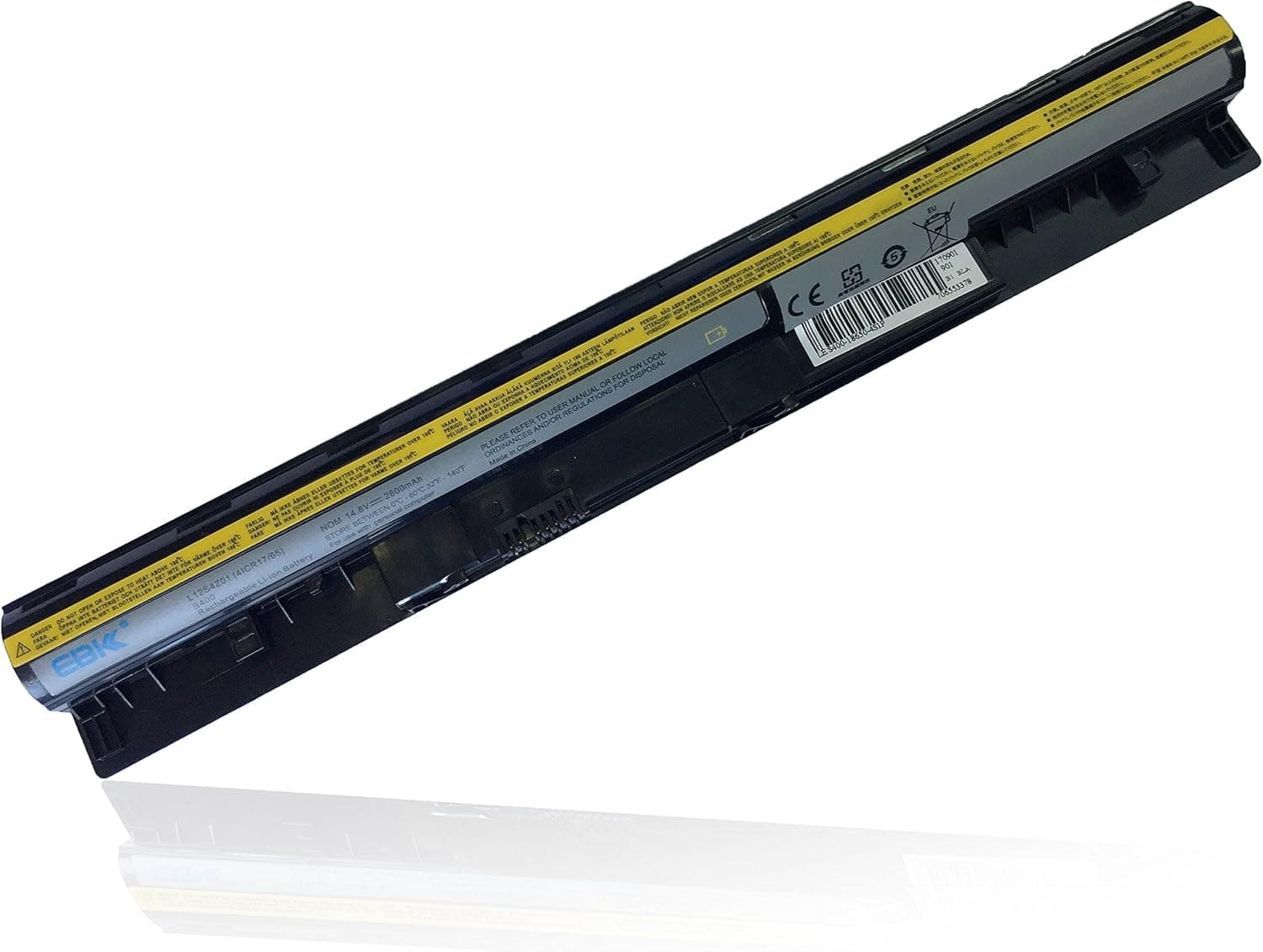 EBKK L12S4Z01 L12S4L01 Battery for ideapad S400 S300 S310 Touch S400 Touch S400u S405 S410 S415 S410 Touch S415 Touch Laptop 4ICR17/65 [2600mAh 4-Cell]