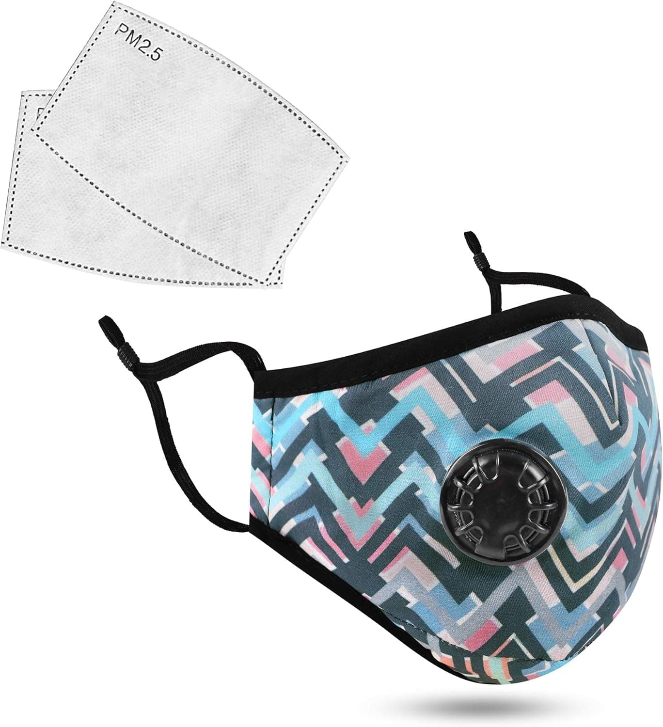 LRKC Mouth with Activated Carbon Filter Washable Reusable Cotton for Outdoor