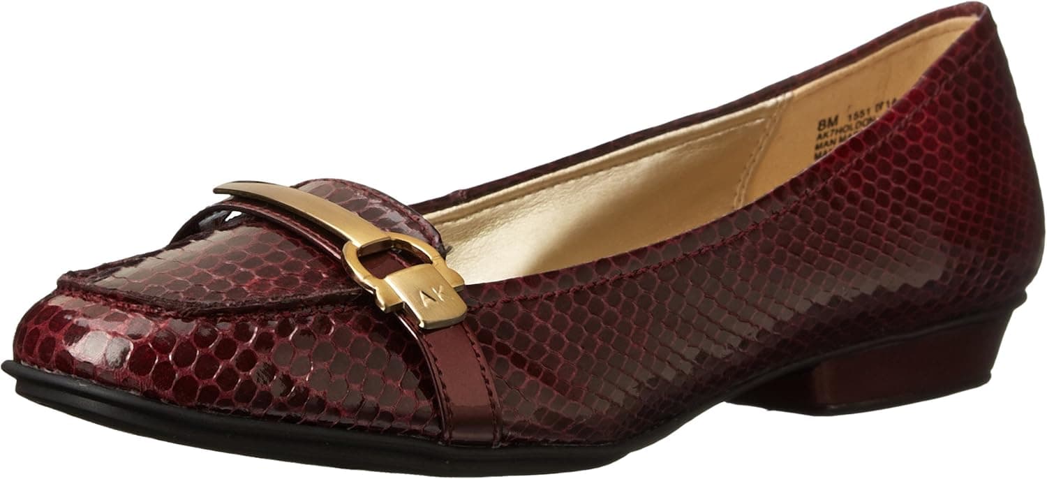AK Anne Klein Women's Holdon Synthetic Flat