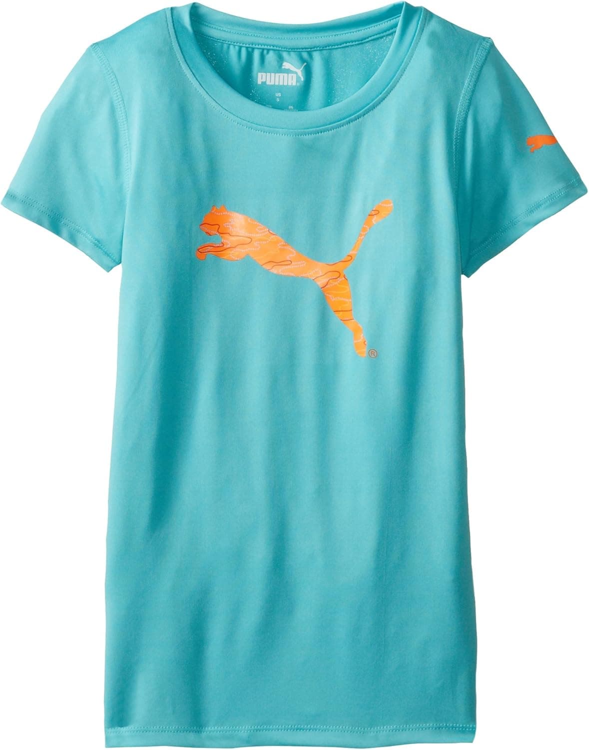 PUMA Girls' Short Sleeve Core Tee Shirt