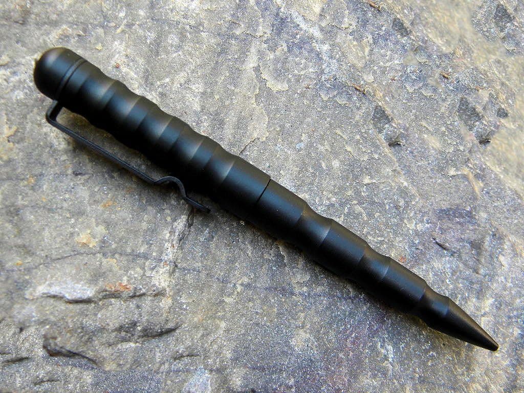 6" BLACK Tactical Pen-Self Defense Tool TDH316-60BK