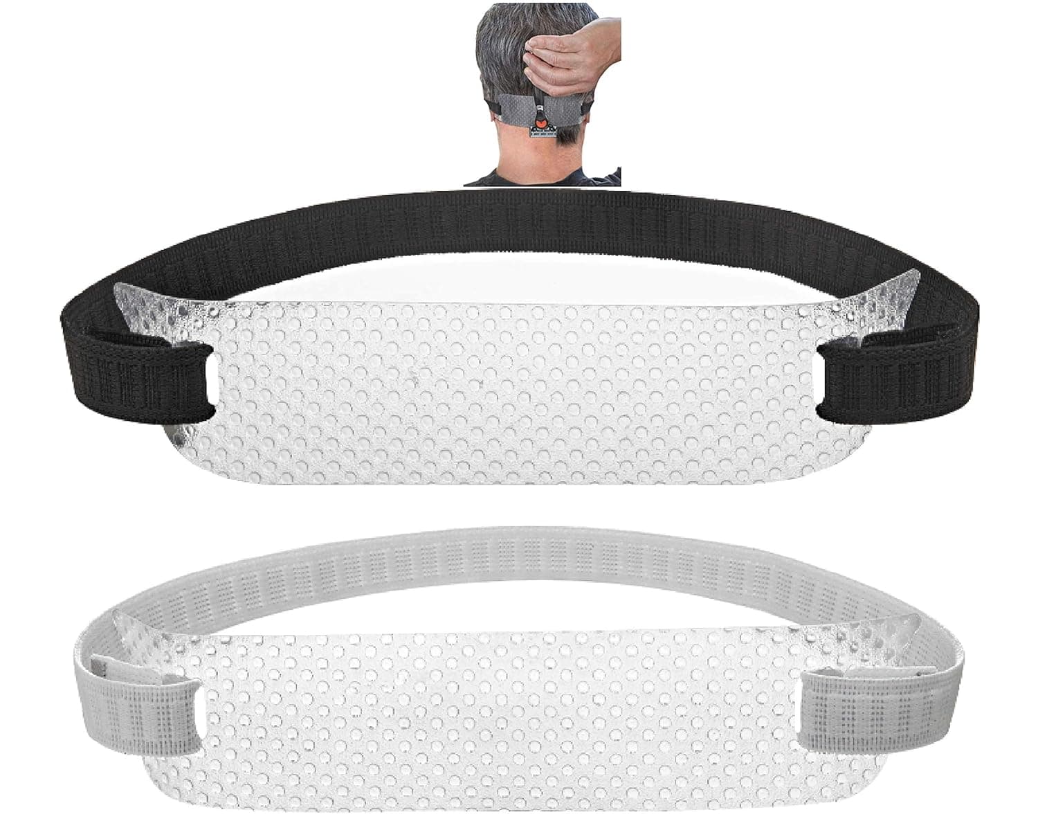 Quality Time Neck Hair Line - 2 Neckline Templates for Shaving and Keeping a Clean and Nice Neck Hairline: Stencils for Neckline Haircut, Do-it-Yourself