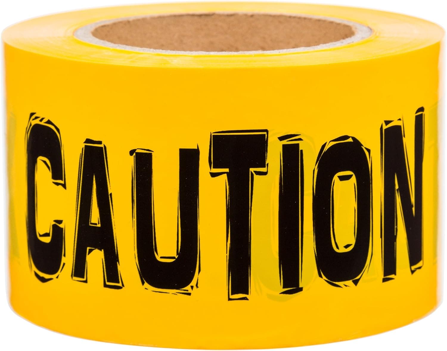 TorxGear Kids Caution Kids at Work! - 300' Roll of Caution Tape - Black and Yellow - Barricade Tape for Kids or Adults