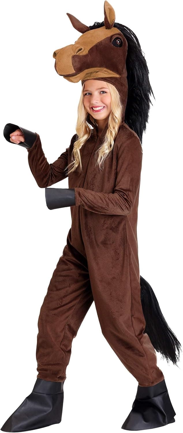 Horse Costume for Kids Child Horse Outfit with Hood