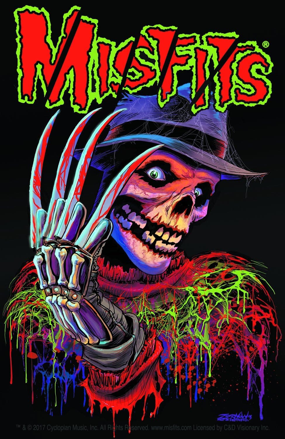 C&D Visionary Misfits Nightmare Sticker