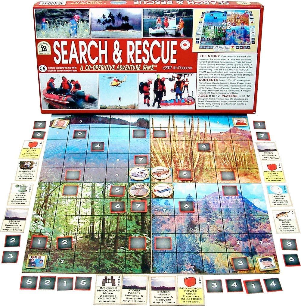Family Pastimes Search and Rescue - A Co-Operative Adventure Game