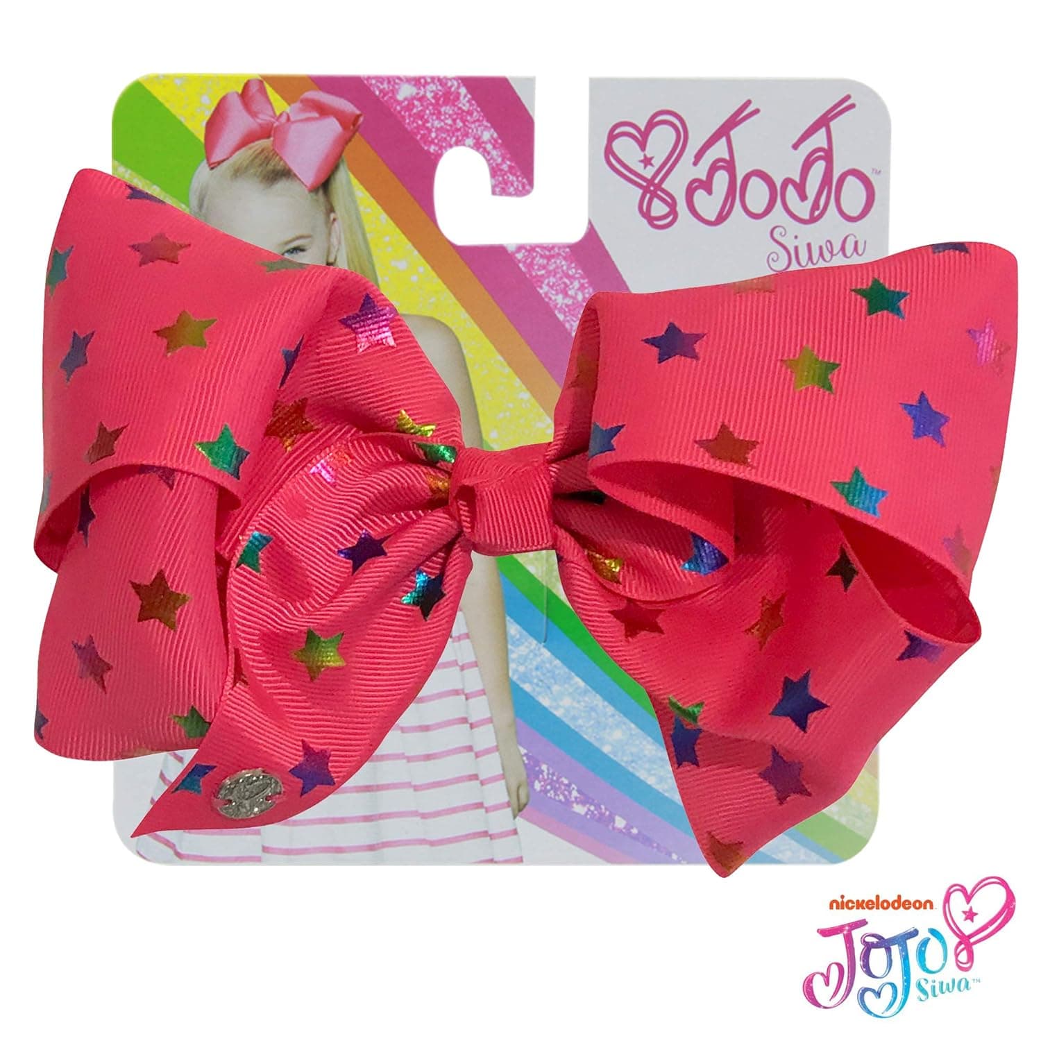 JoJo Siwa Signature Collection Hair Bow - Sticker Patch Set Included