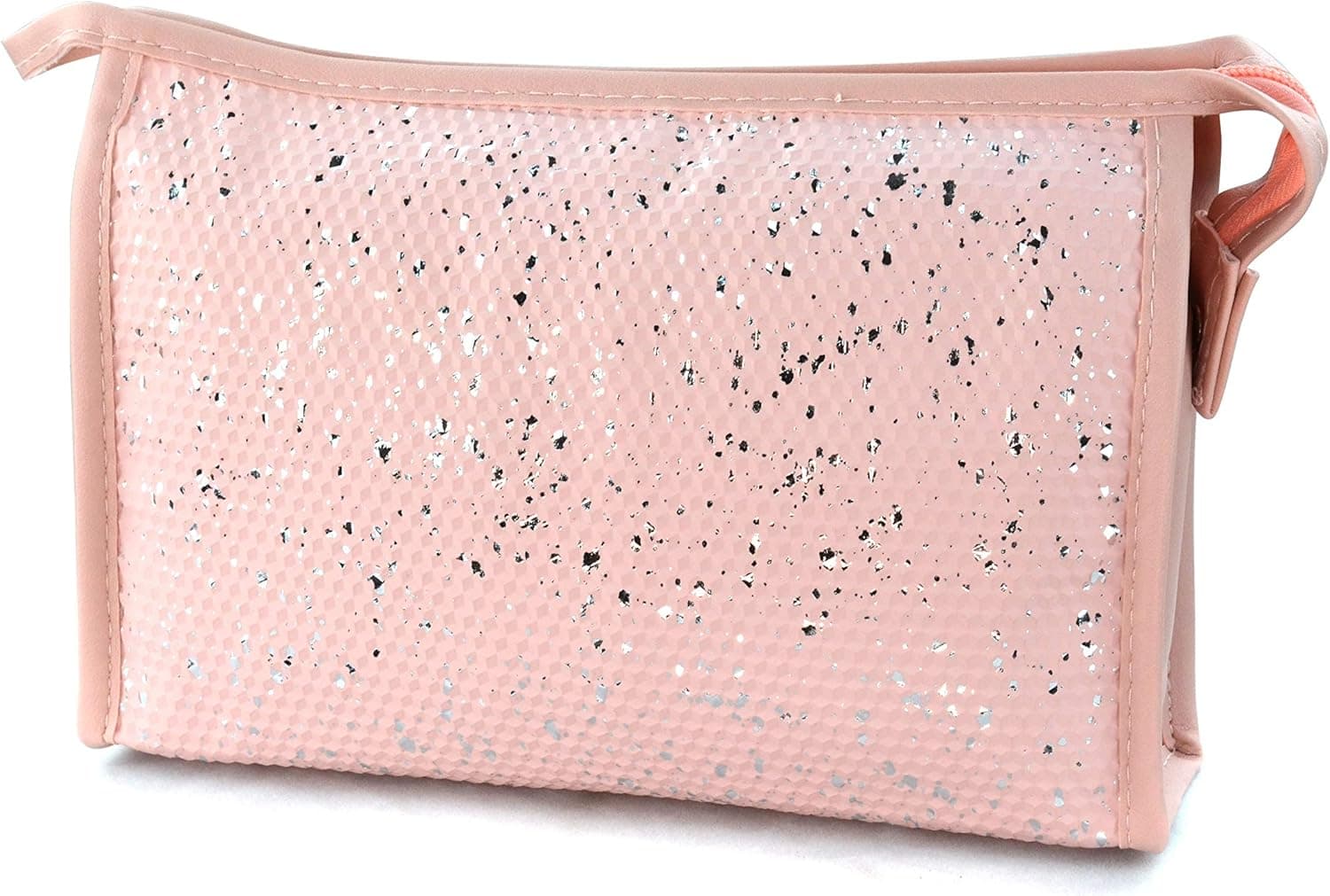Reme Makeup Bag Toiletry Pouch Travel Cosmetic Storage Organizer (Pink Shiny)