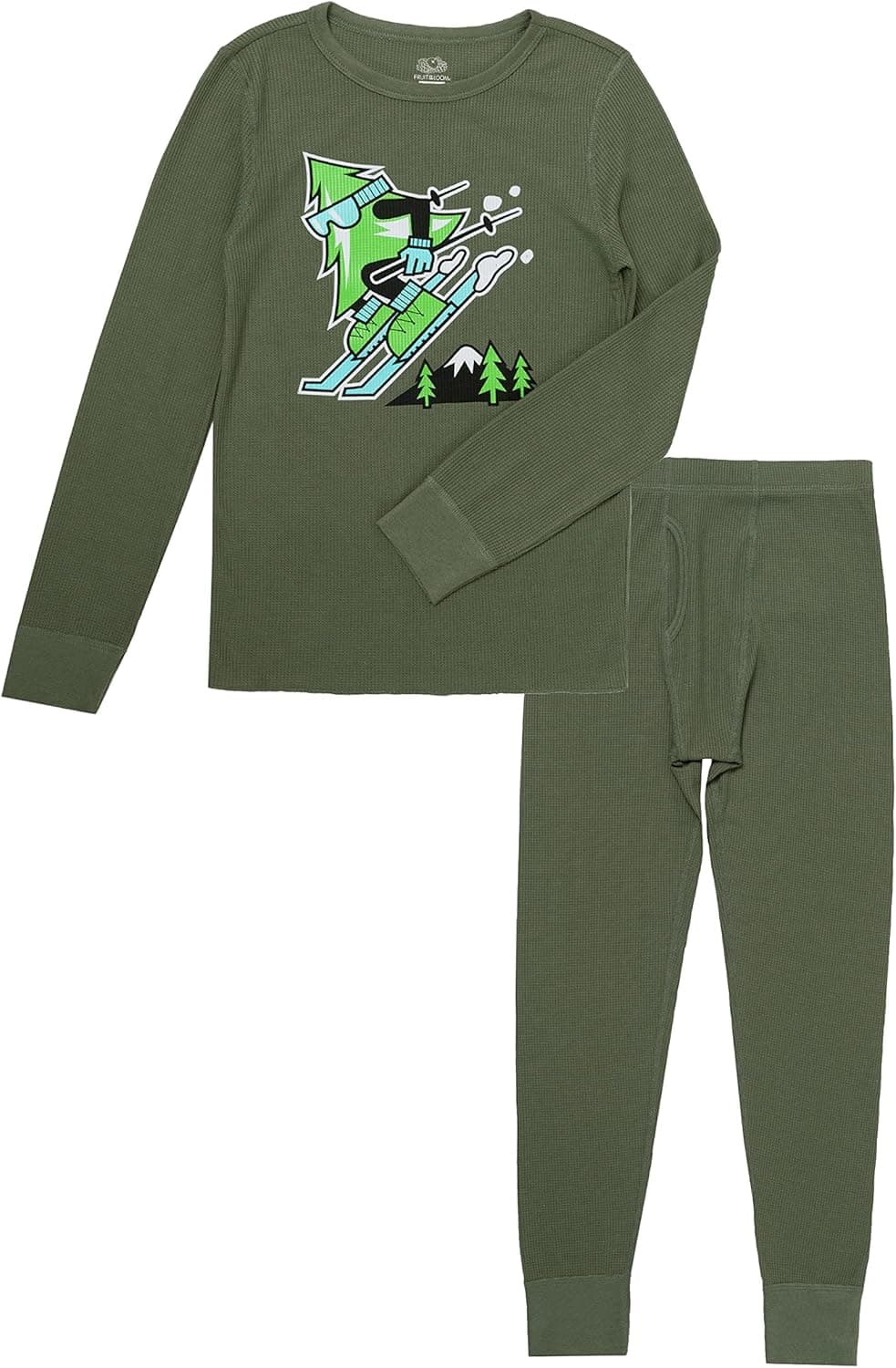 Fruit of the Loom Boys Waffle Thermal Underwear Set