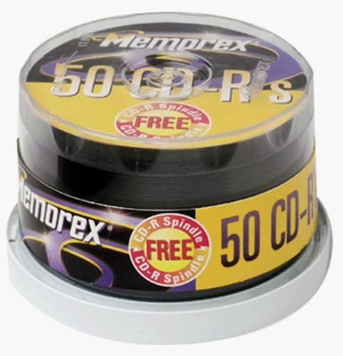 Memorex 32023130 CD-R 80 Minute, 700MB, 24x (50-Pack Spindle)