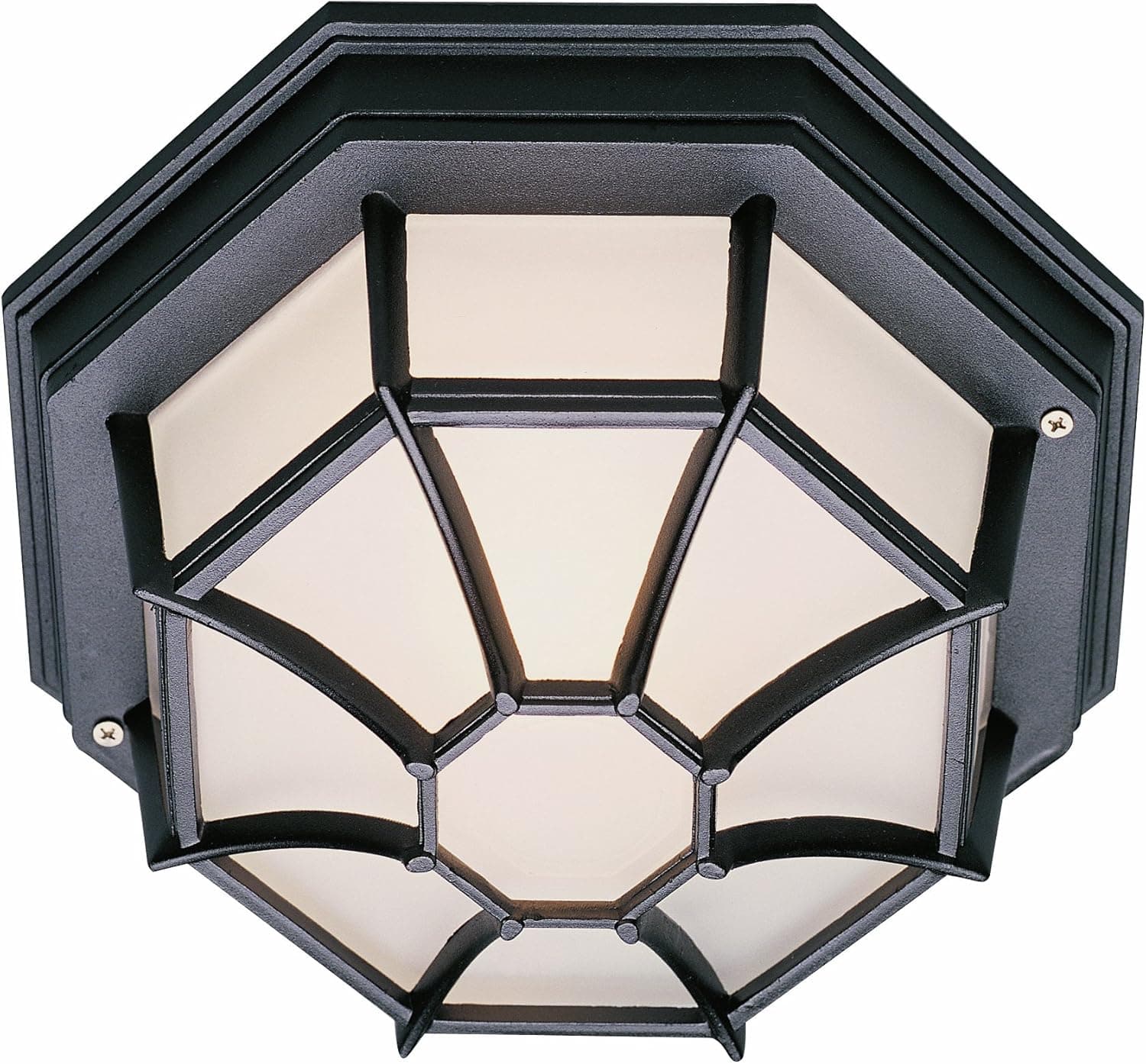 Trans Globe Lighting TG40582 SWI One Flushmount Lantern Outdoor-Post-Lights, 5-Inch, Multicolor