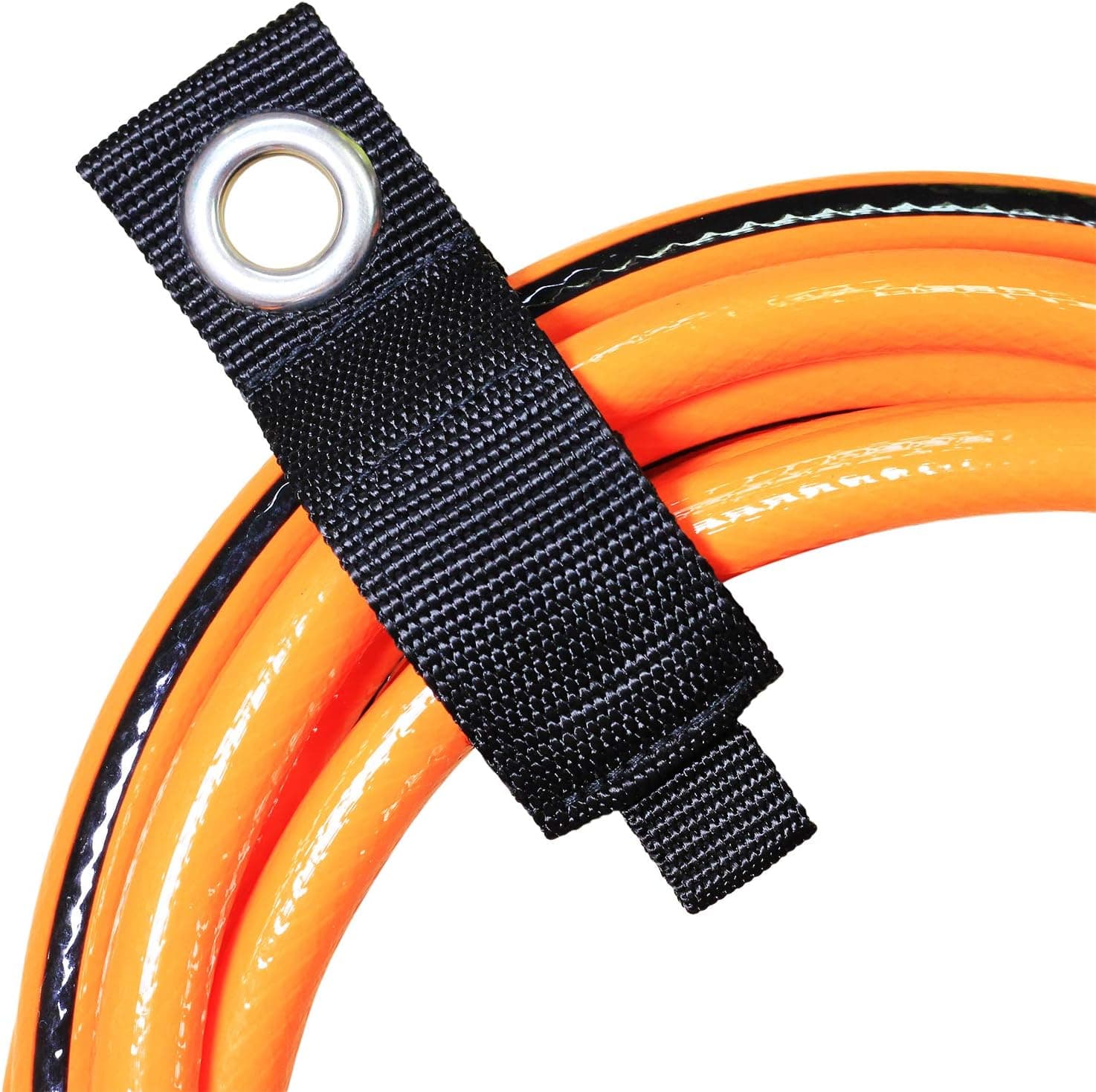 Extension Cord Organizer Wraps - Garage Organization and Storage Hanger fit Garden Hose, Yard Tool - Heavy Duty Pool Hose Hook and Loop Holder Straps for Rope, Cable, RV, Boat, Work Shop, Shed