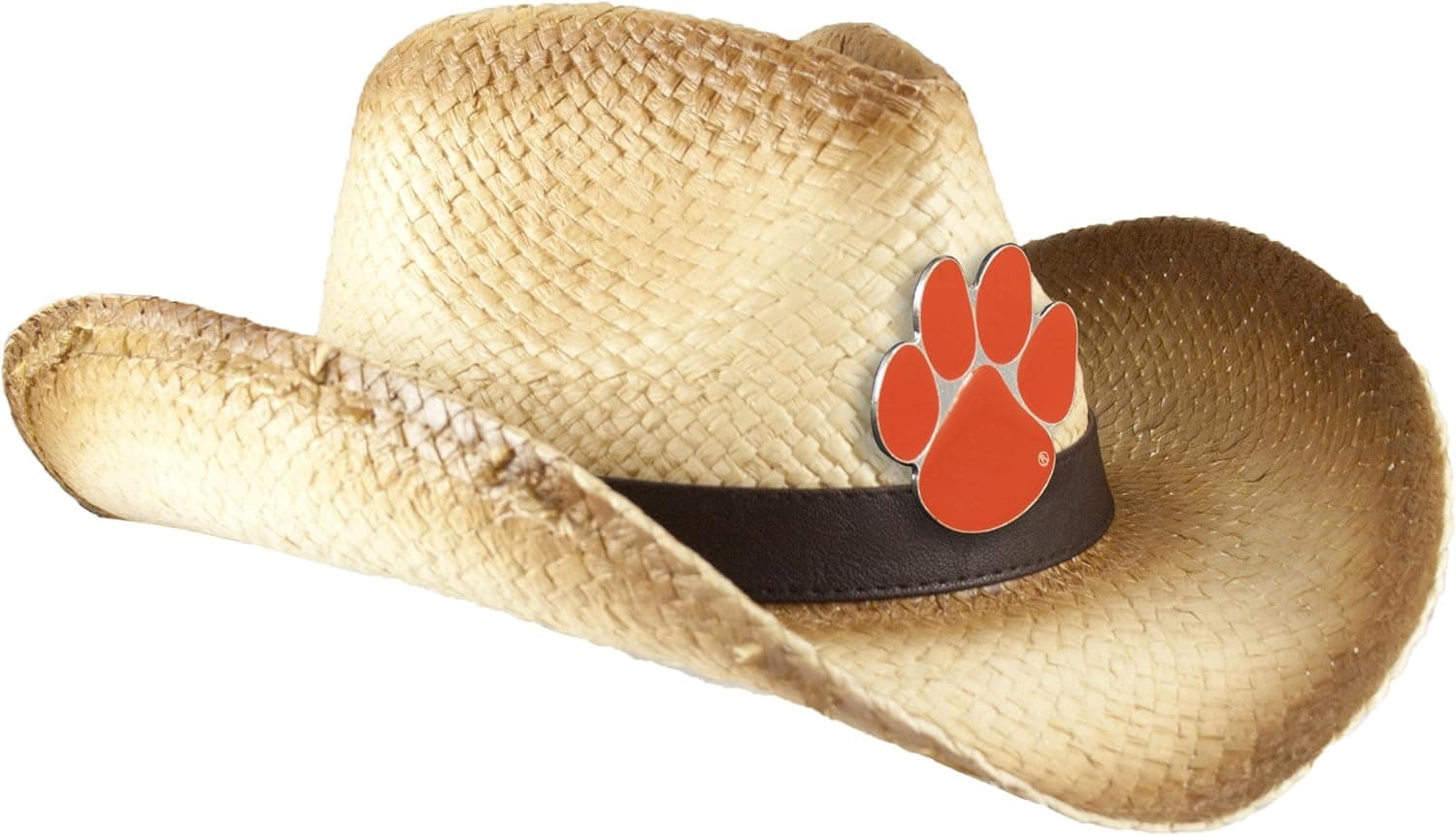 Littlearth NCAA Clemson Tigers Women's Cowboy Hat, Ombre
