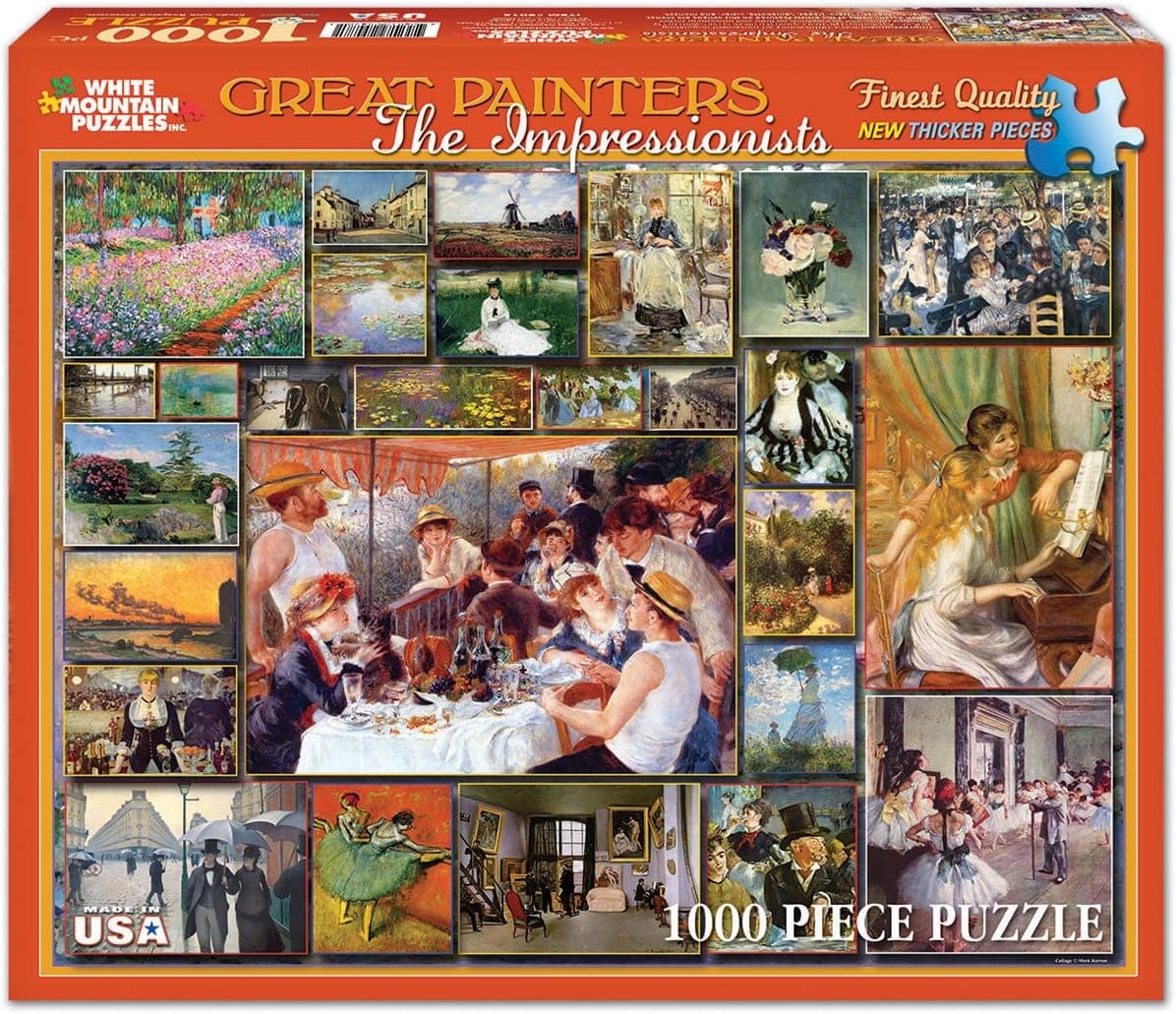 White Mountain Puzzles Impressionist - 1000 Piece Jigsaw Puzzle