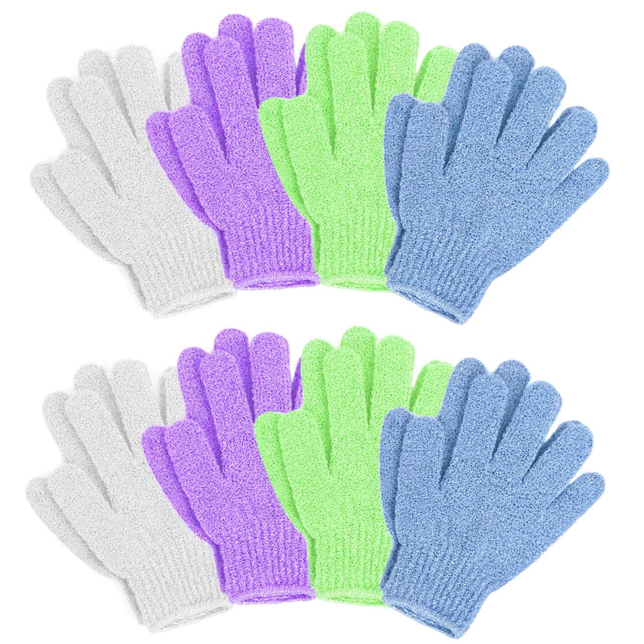Linda Exfoliating Bath Gloves (8 Pairs 16 gloves)