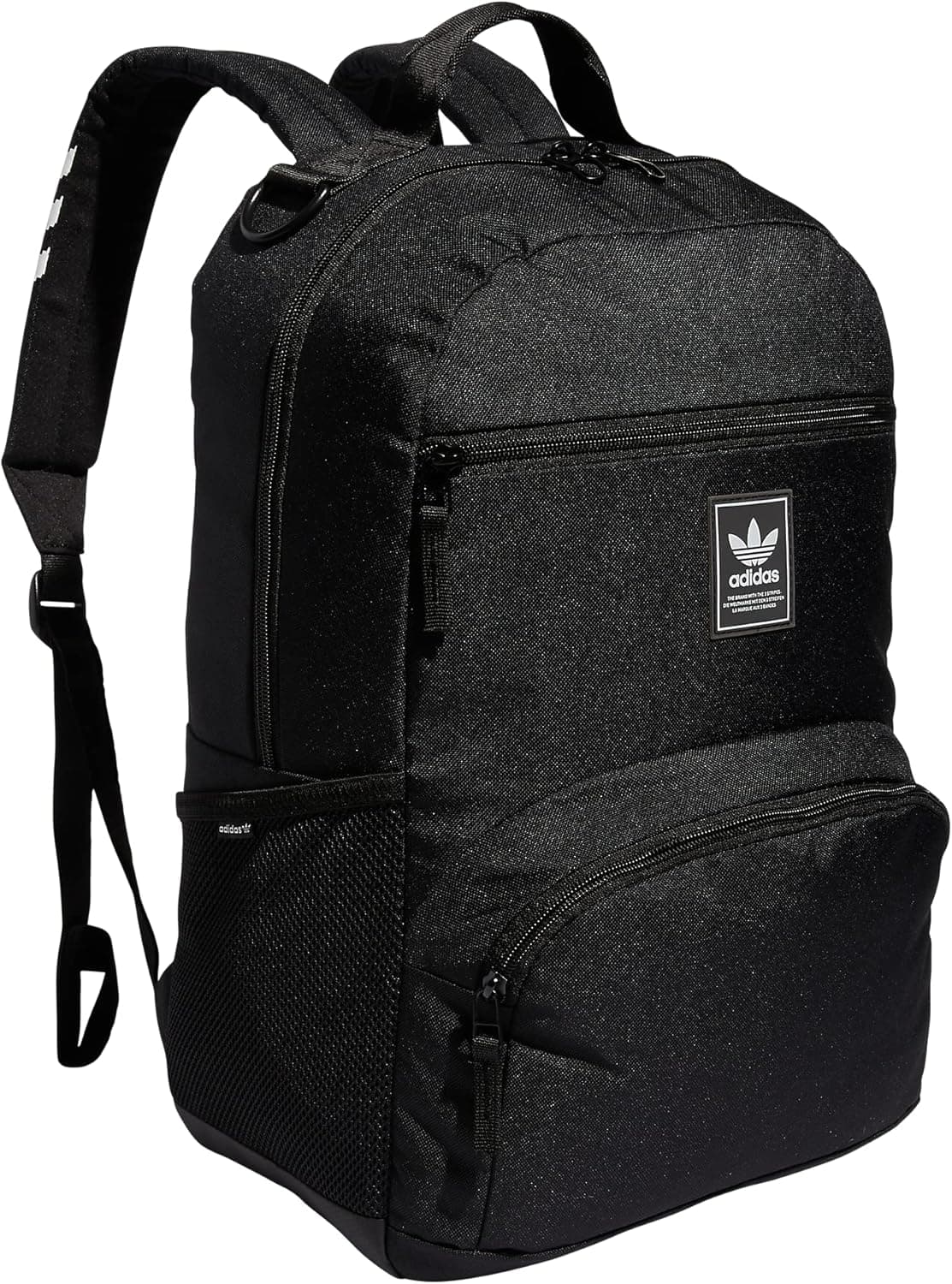 adidas Originals National 2.0 Backpack, Black/Black, One Size
