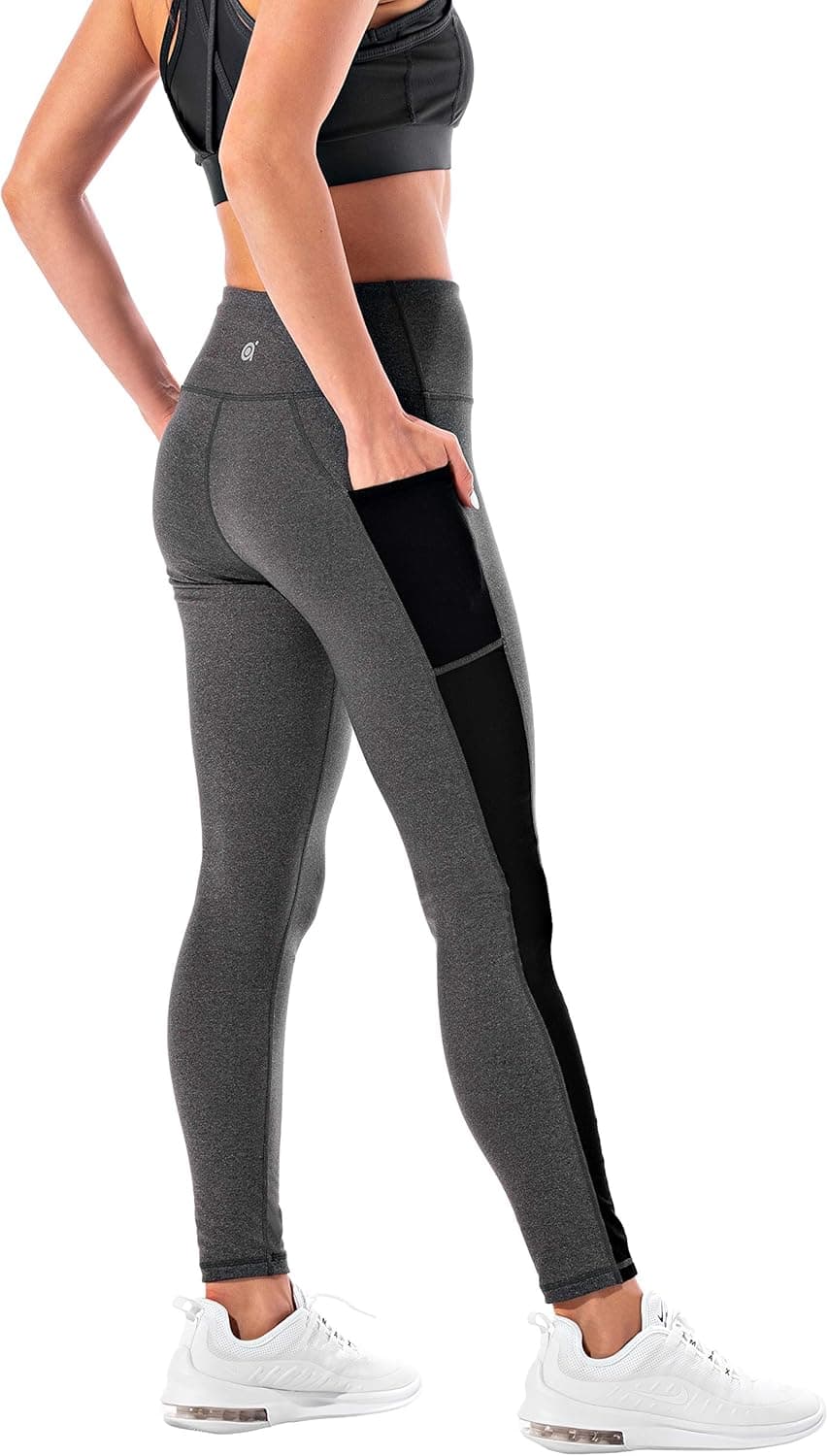 Mio Yoga Pants for Women, High Waist, Tummy Control, Workout Pants, 4 Way Stretch Sports Leggings, Pocket