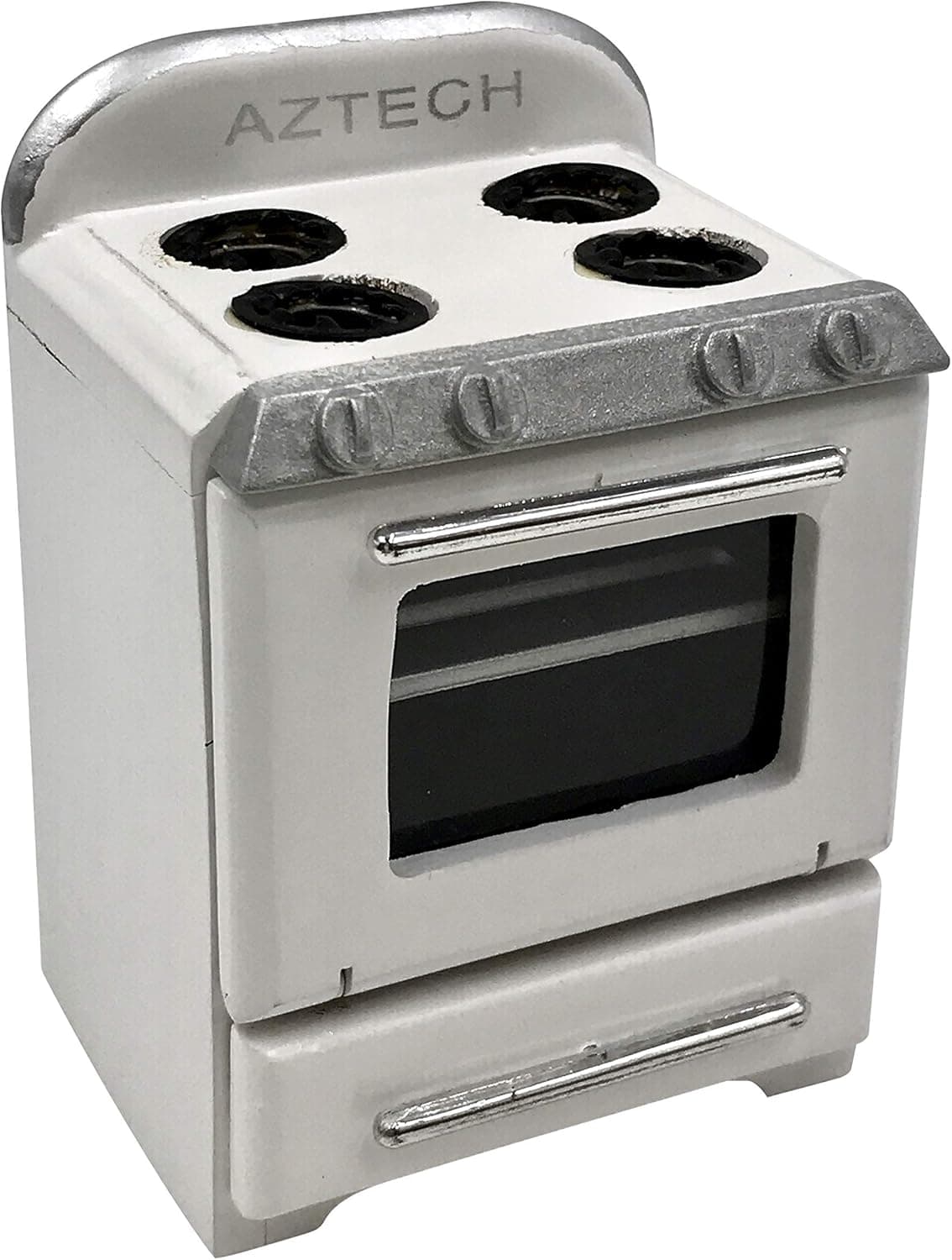 Dollhouse Miniature 1:12 Scale White 1950's Stove #T5018