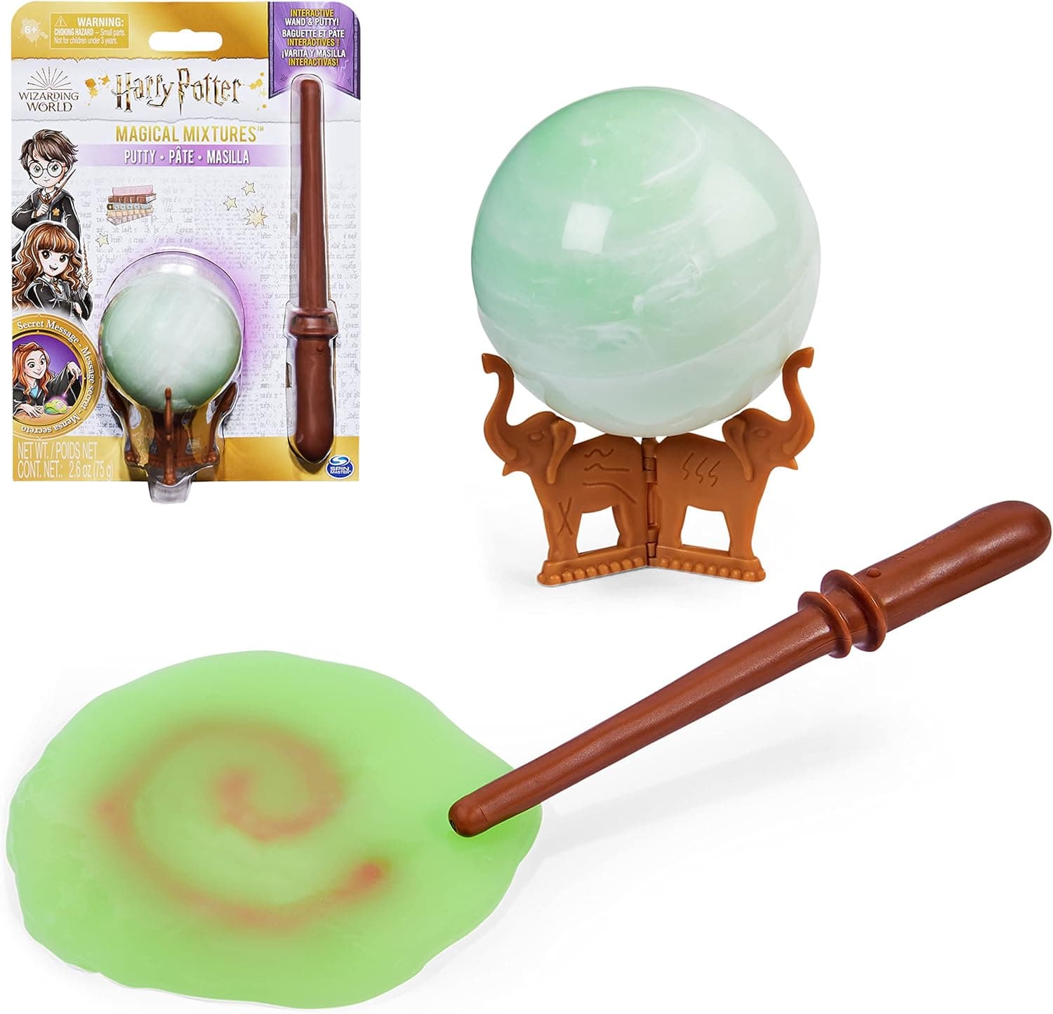 Wizarding World Harry Potter, Magical Mixtures Activity Set with Secret Message Putty and Harry Potter Wand, Kids Toys for Ages 6 and up