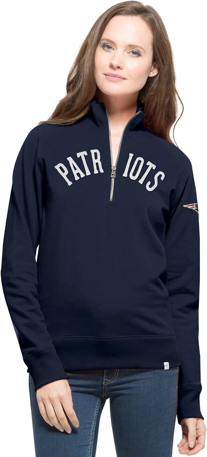 '47 NFL Women's Cross Check 1/4-Zip Pullover Jacket