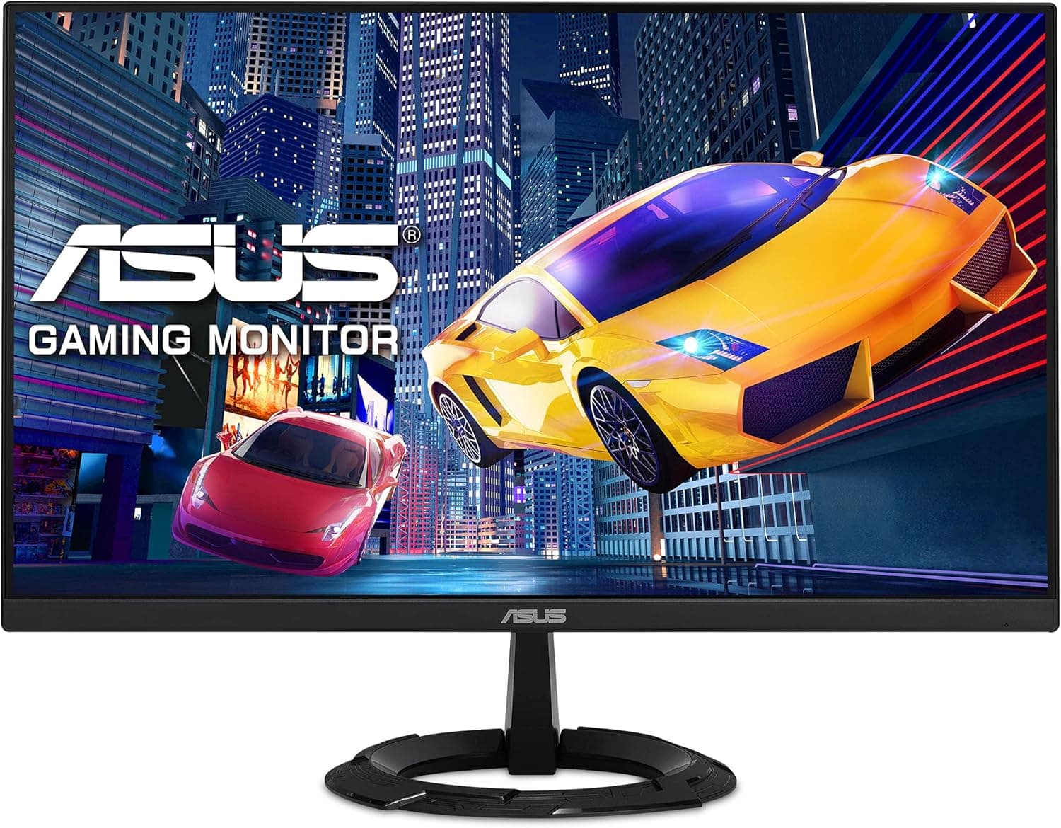 ASUS 23.8” 1080P Gaming Monitor (VZ249QG1R) - Full HD, IPS, 75Hz, 1ms, Extreme Low Motion Blur, Speakers, FreeSync, Eye Care, VESA Mountable, Ultra-Slim, DisplayPort, HDMI, Tilt