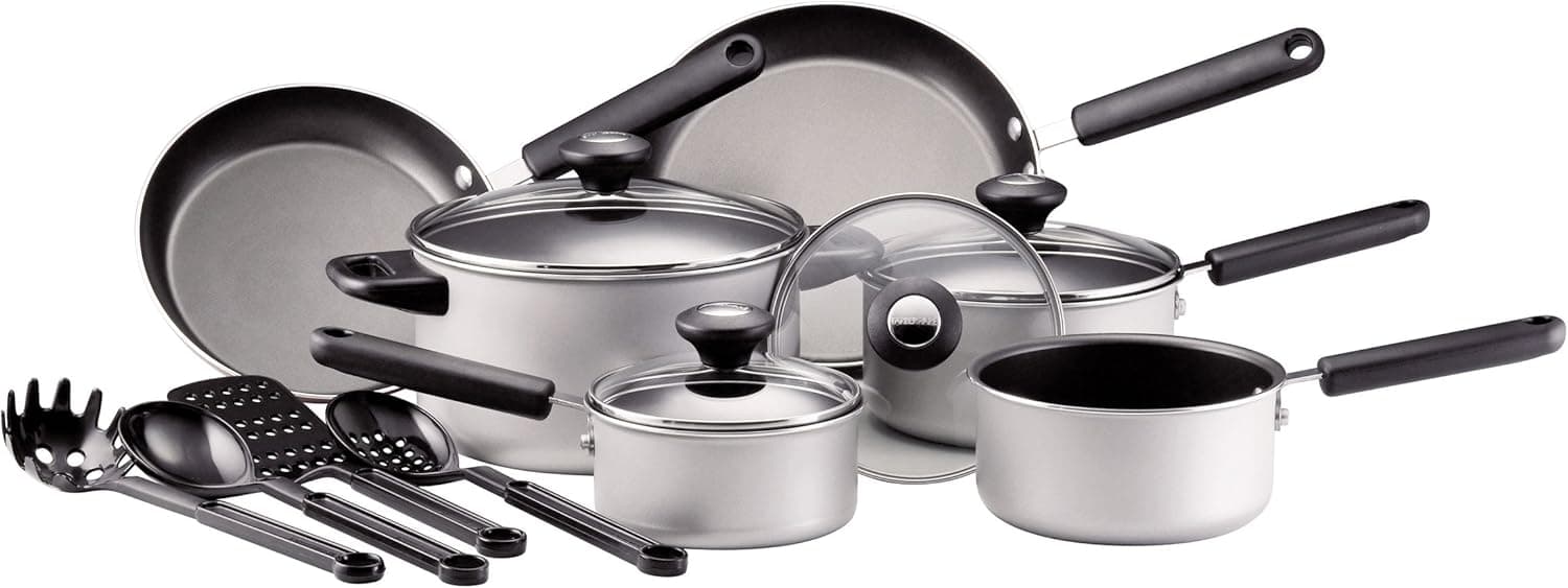Farberware Clear Benefits 14-Piece Set Silver