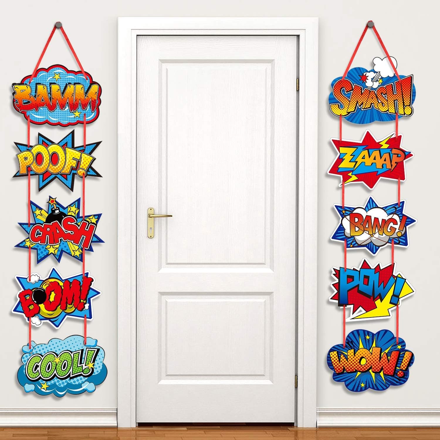 Hero Action Sign Cutouts Super Fun Hero Theme Party Supplies Door Hero Sign Theme Birthday Party Hero Super Wall DecorationsHero Action Sign Cutouts Super Fun Hero Theme Party Supplies Door Hero Sign Theme Birthday Party Hero Super Wall Decorations, 10 Counts
