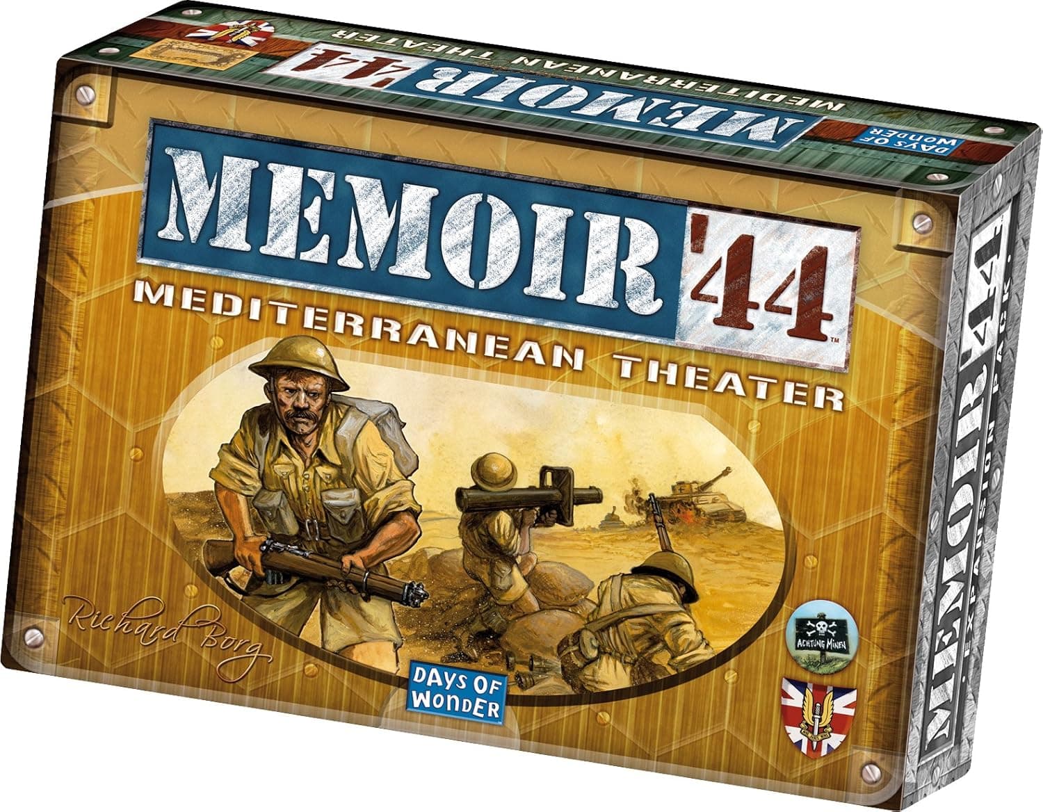Memoir '44 Mediterranean Theatre Board Game EXPANSION | Historical Miniatures Battle Game | Strategy Game for Adults and Kids | Ages 8+ | 2 Players | Average Playtime 30-60 Minutes | Made by Days of Wonder