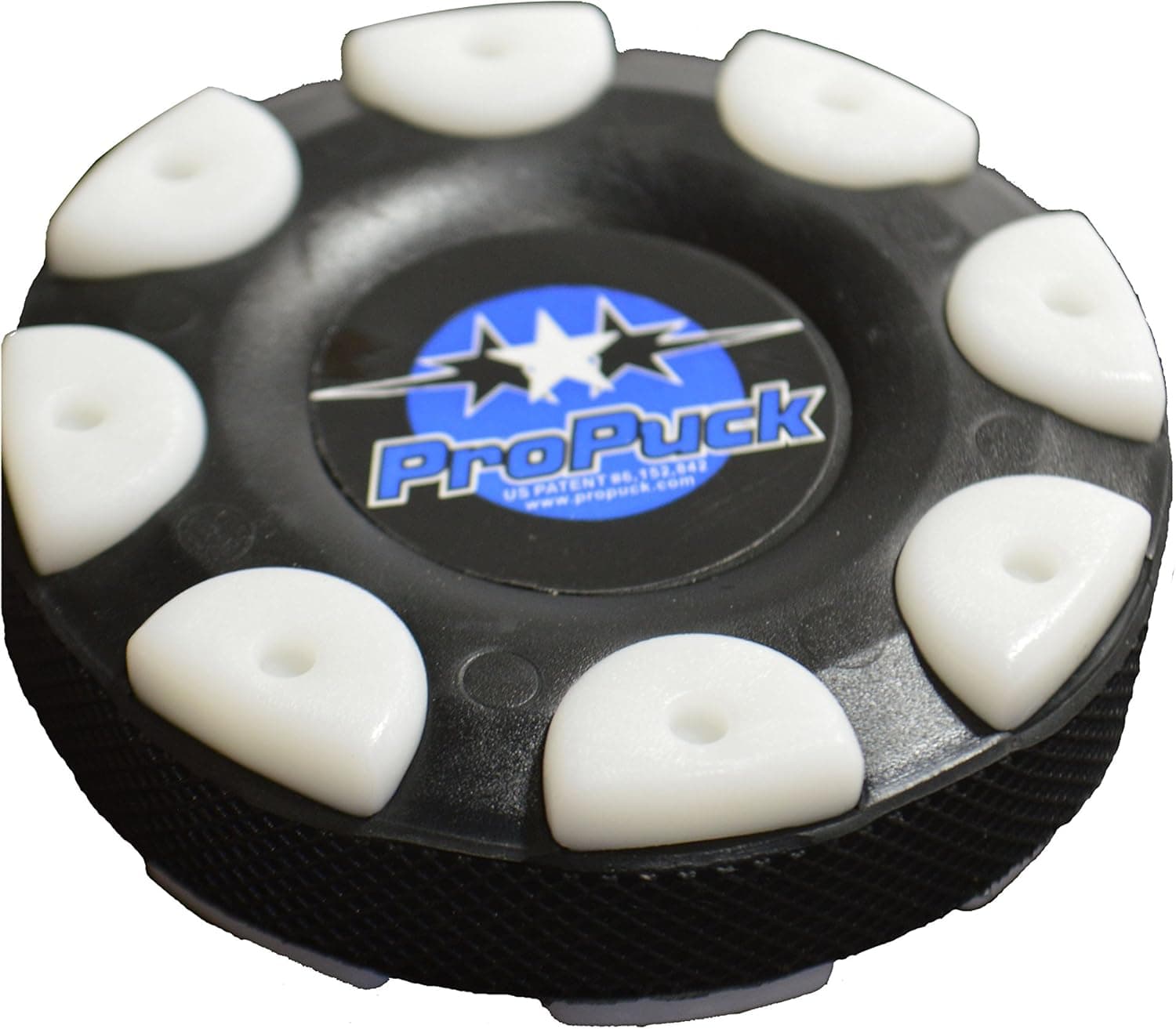 Proguard Sports Roller Hockey Puck, ProPuck Hockey Puck with Wheels and a Knurled Side for Controlled Passing and Shooting, Street Pucks for Training