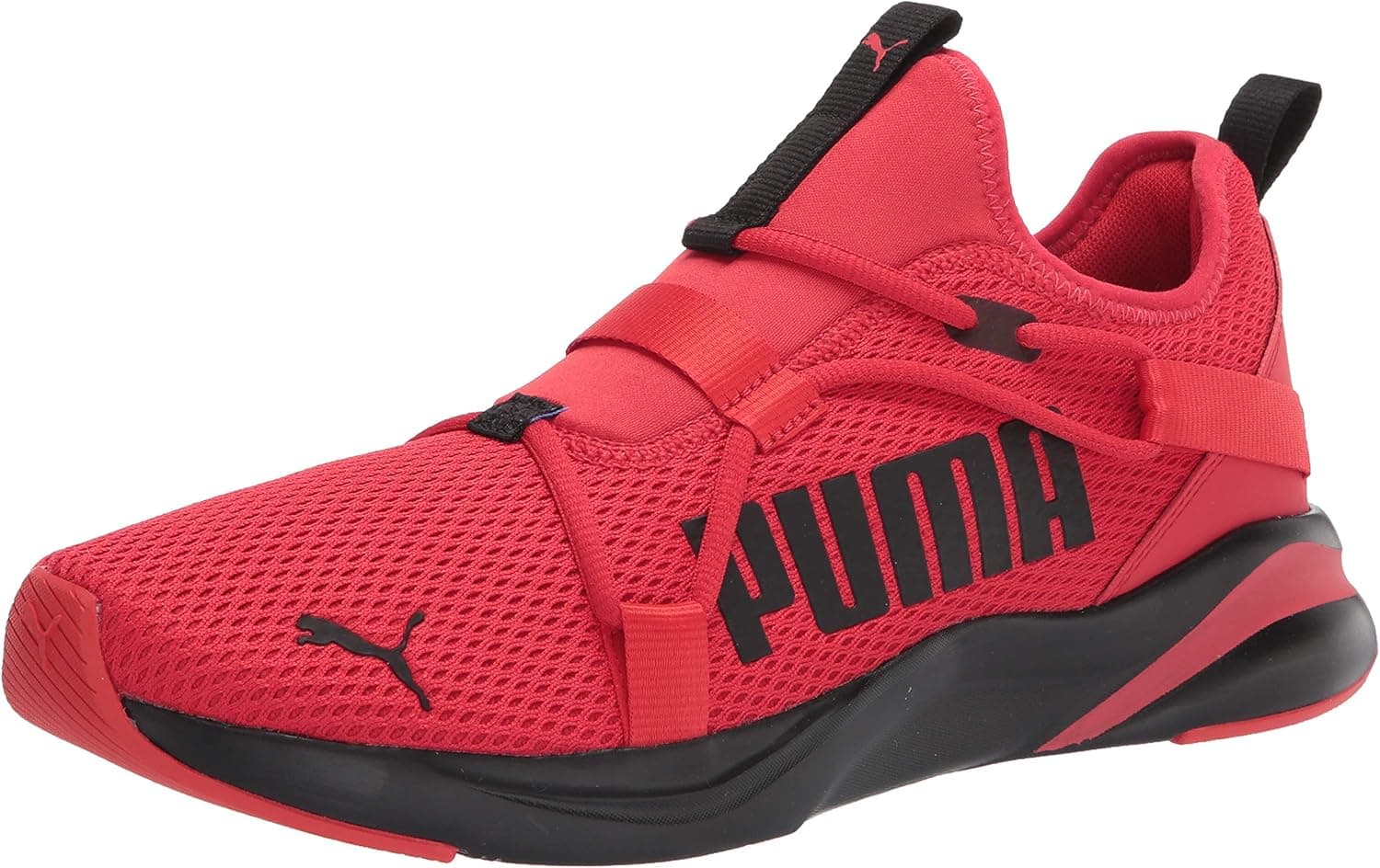 PUMA mens Softride Rift Slip on Running Shoe, High Risk Red/Black, 11 US