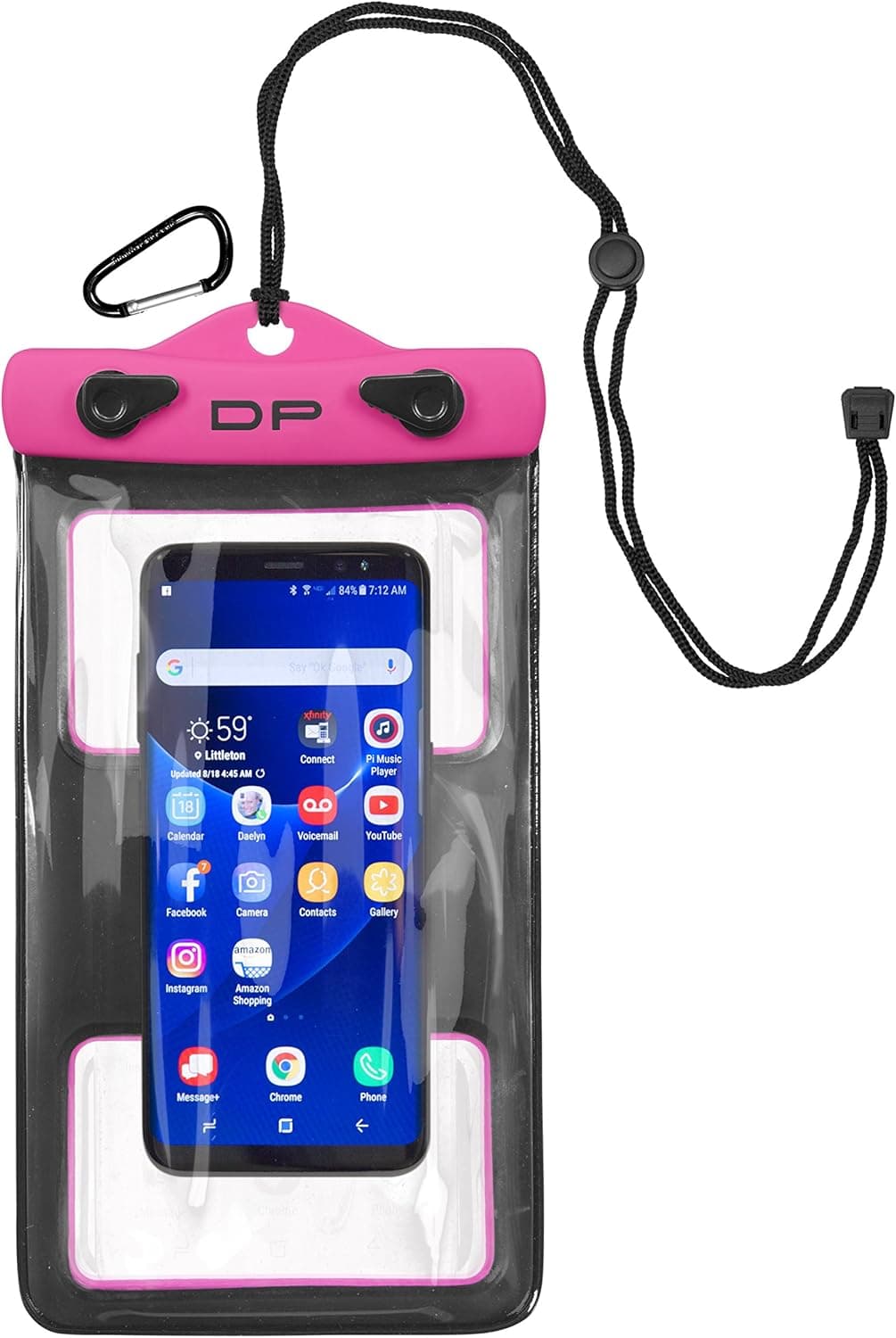 Dry PAK 5 x 8 Standup Paddleboard Equipment, Hot Pink