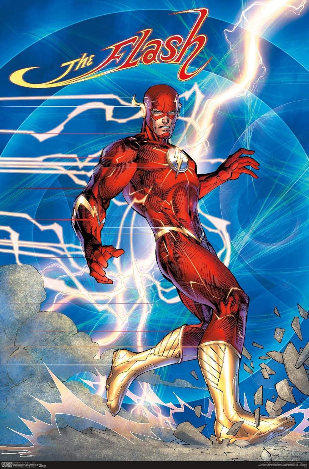 Trends International DC Comics - The Flash - Jim Lee Wall Poster, 22.375" x 34", Premium Unframed Version