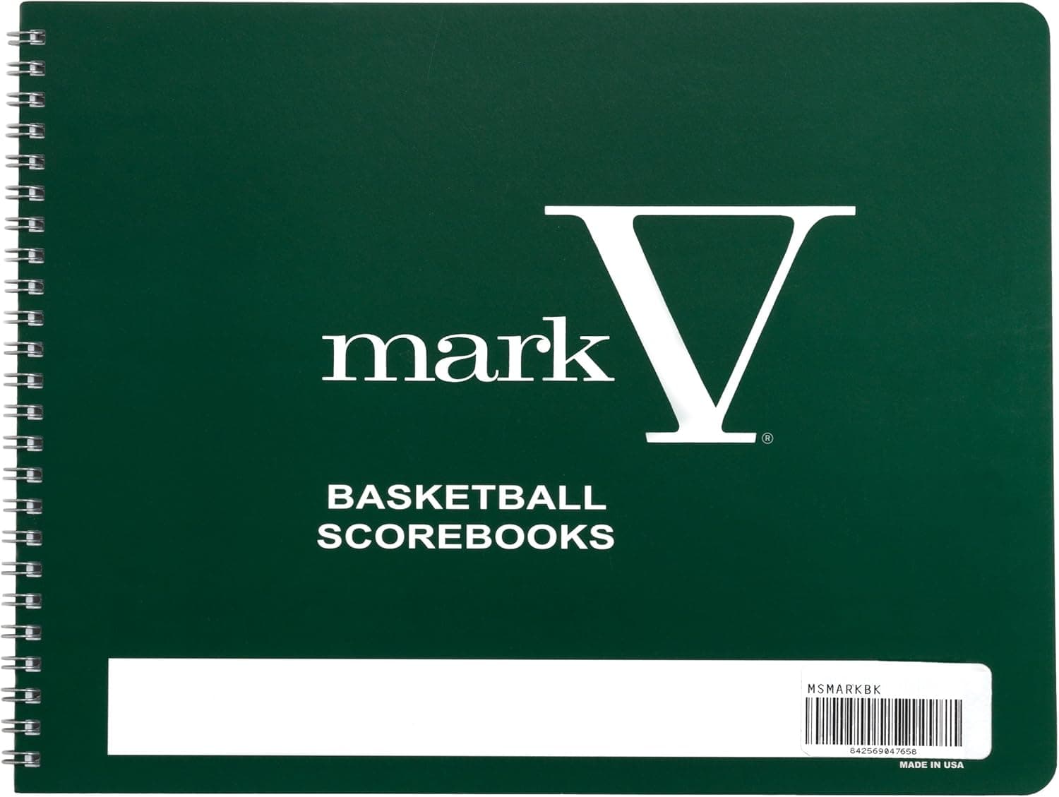 Plain Cover Mark V Basketball Scorebook