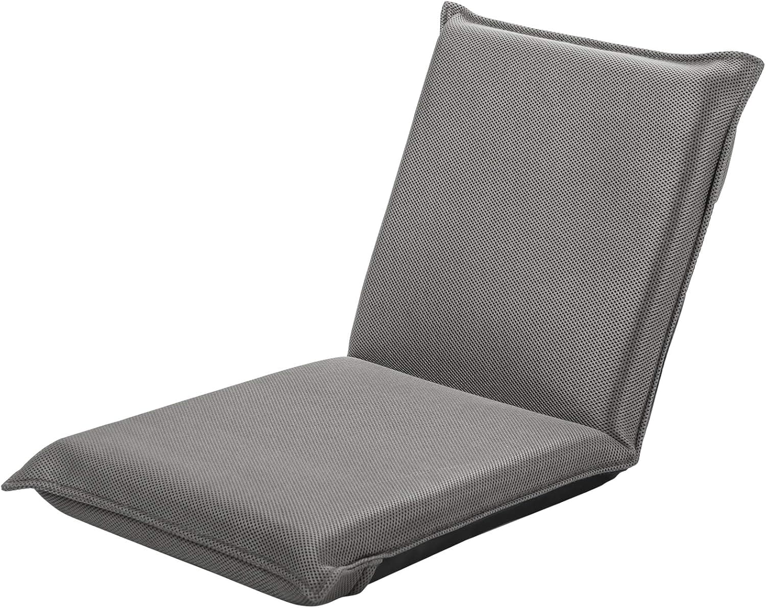 Giantex Adjustable Mesh Floor Sofa Chair, 6-Position Multiangle Padded Floor Chair, Cushioned Back Support Versatile, Video Game Chairs for Meditation Seminars Reading TV Watching or Gaming (Gray)