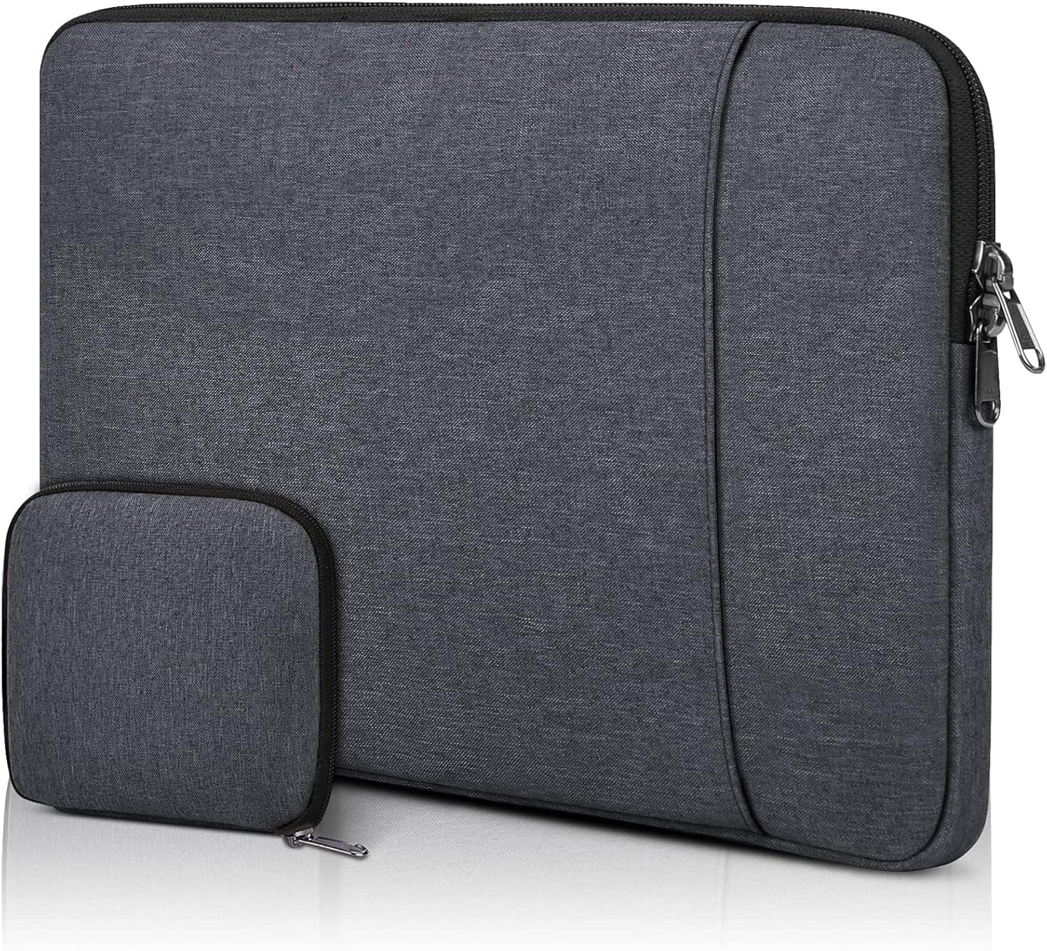 Laptop Case 13-14 Inch Laptop Sleeve 360° Protective Laptop Bag for 13-14 Inch MacBook Water-Repellent Computer Bag, Dark Gray