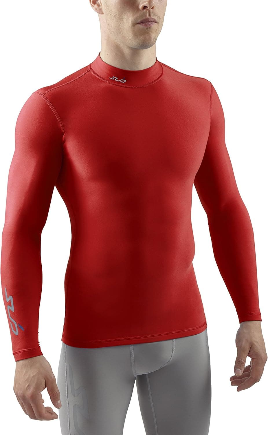 Sub Sports Mens Winter Warm Vest Mock Turtle Neck Long Sleeve Thermal Base Layer